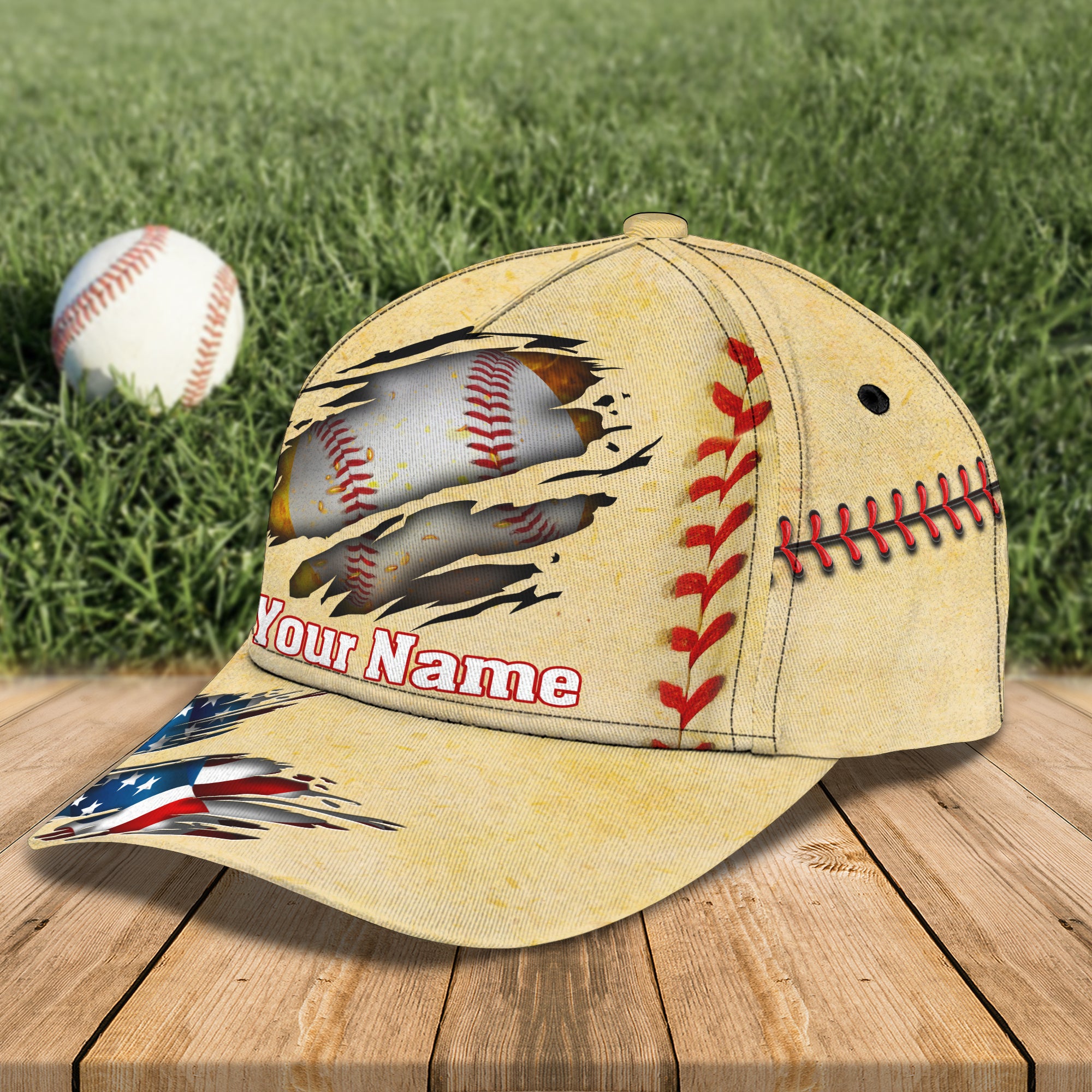 Baseball - Personalized Name Cap - NBTT