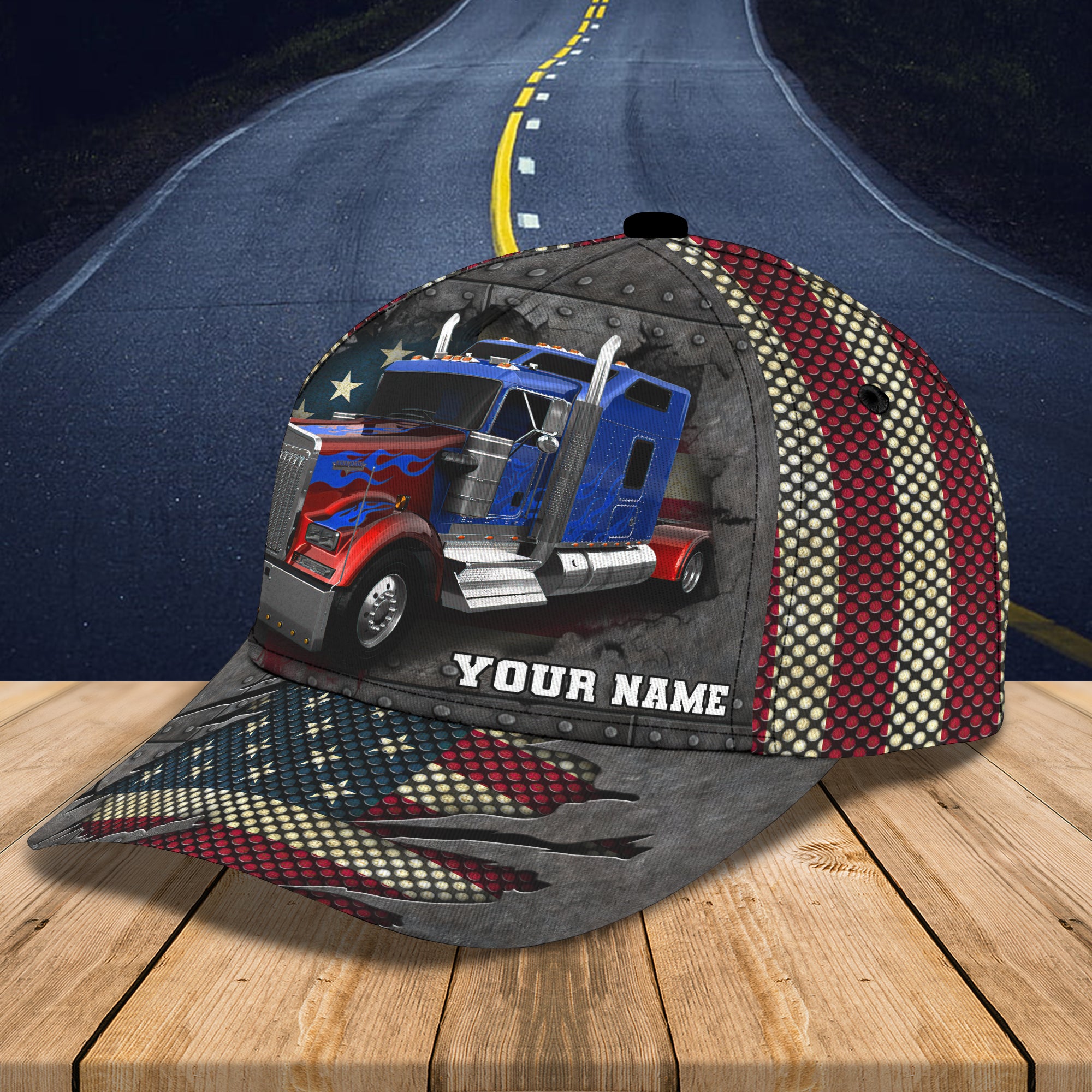 Trucker 02 - Personalized Name Cap - 16hb