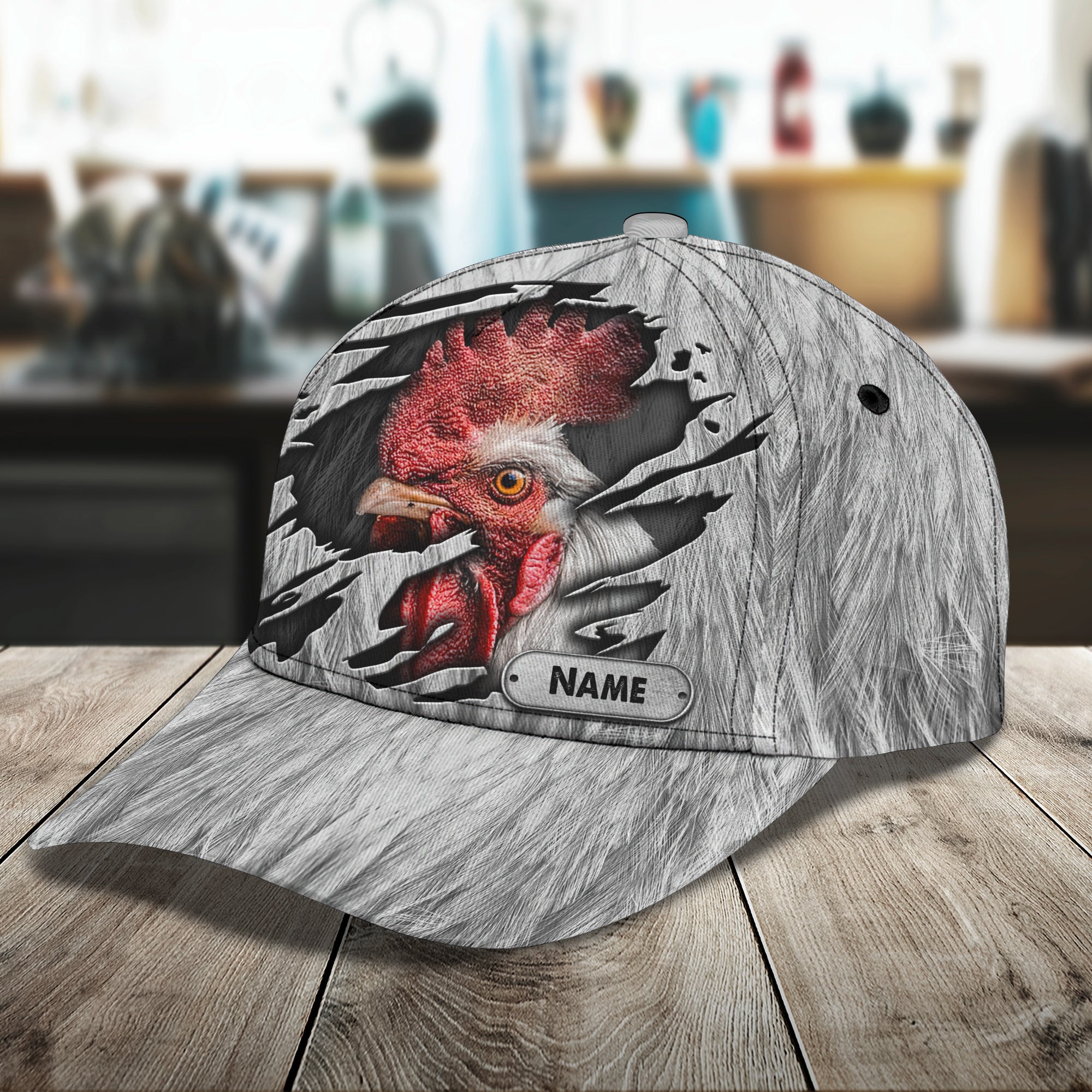 Rooster- Personalized Name Cap - Ntp -147
