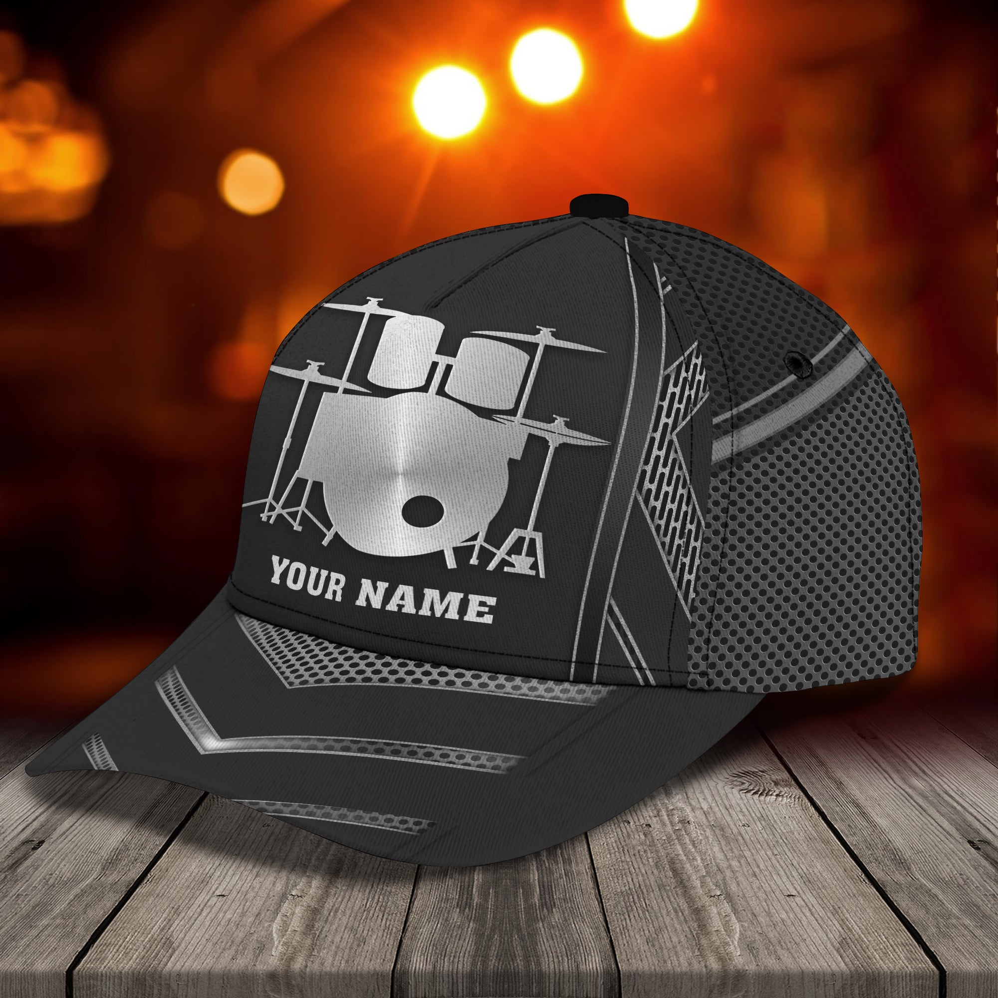 Drum - Personalized Name Cap