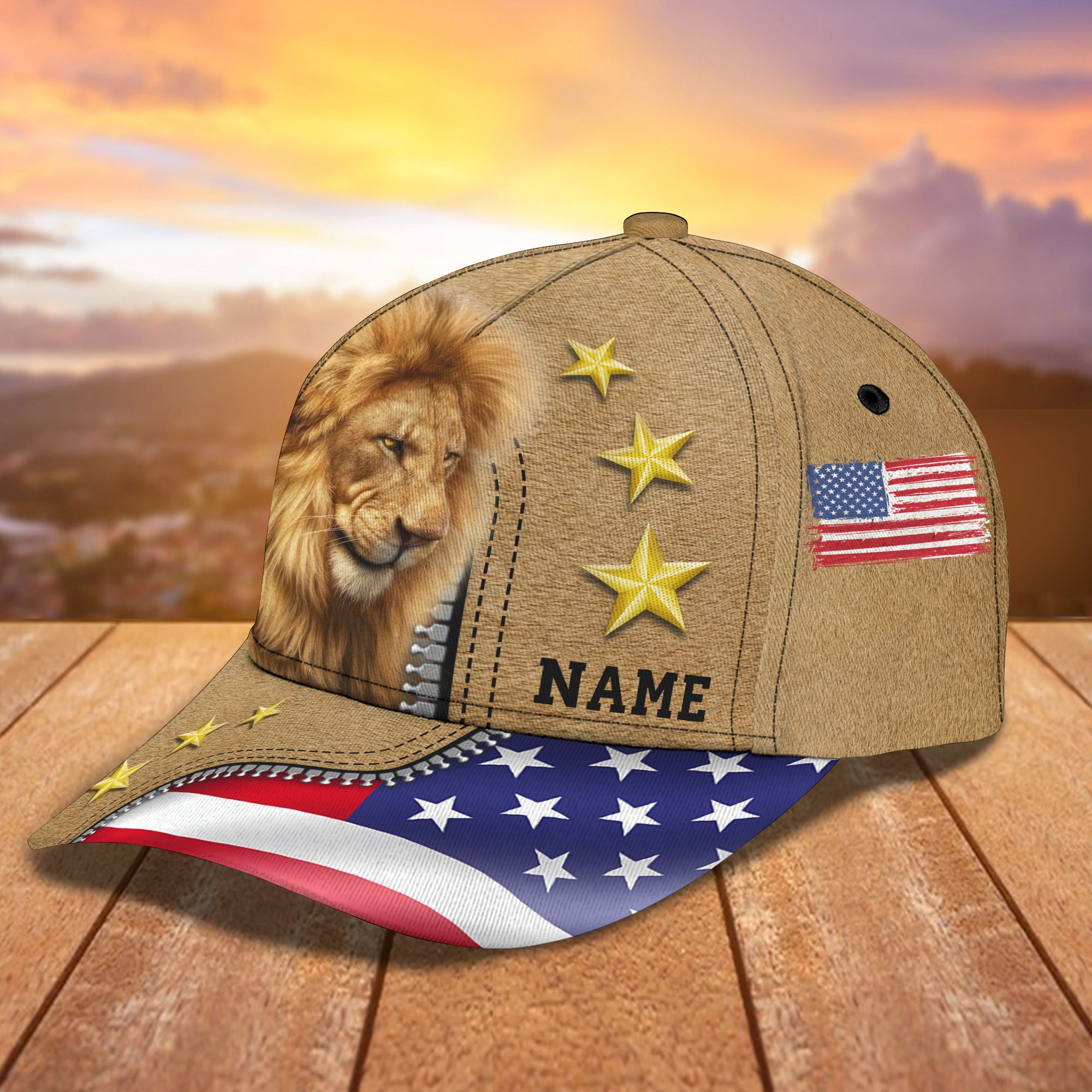 Lion King - Personalized Name Cap - Loop - Vhv-cap-025