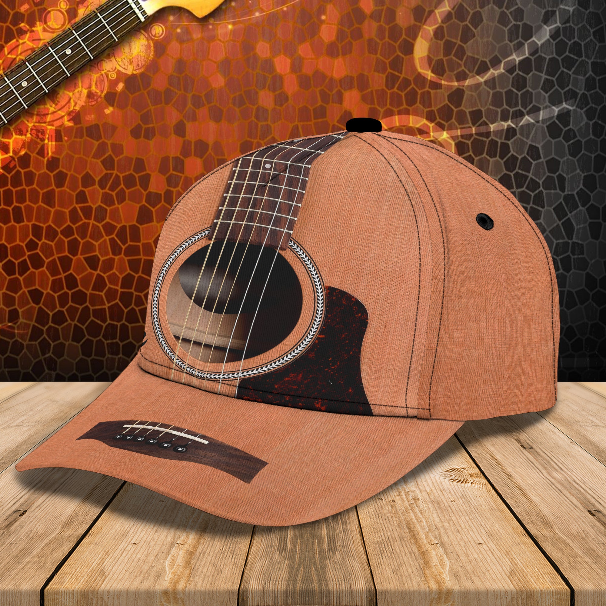 Guitar Cap Ru - Personalized Name Cap - TD96