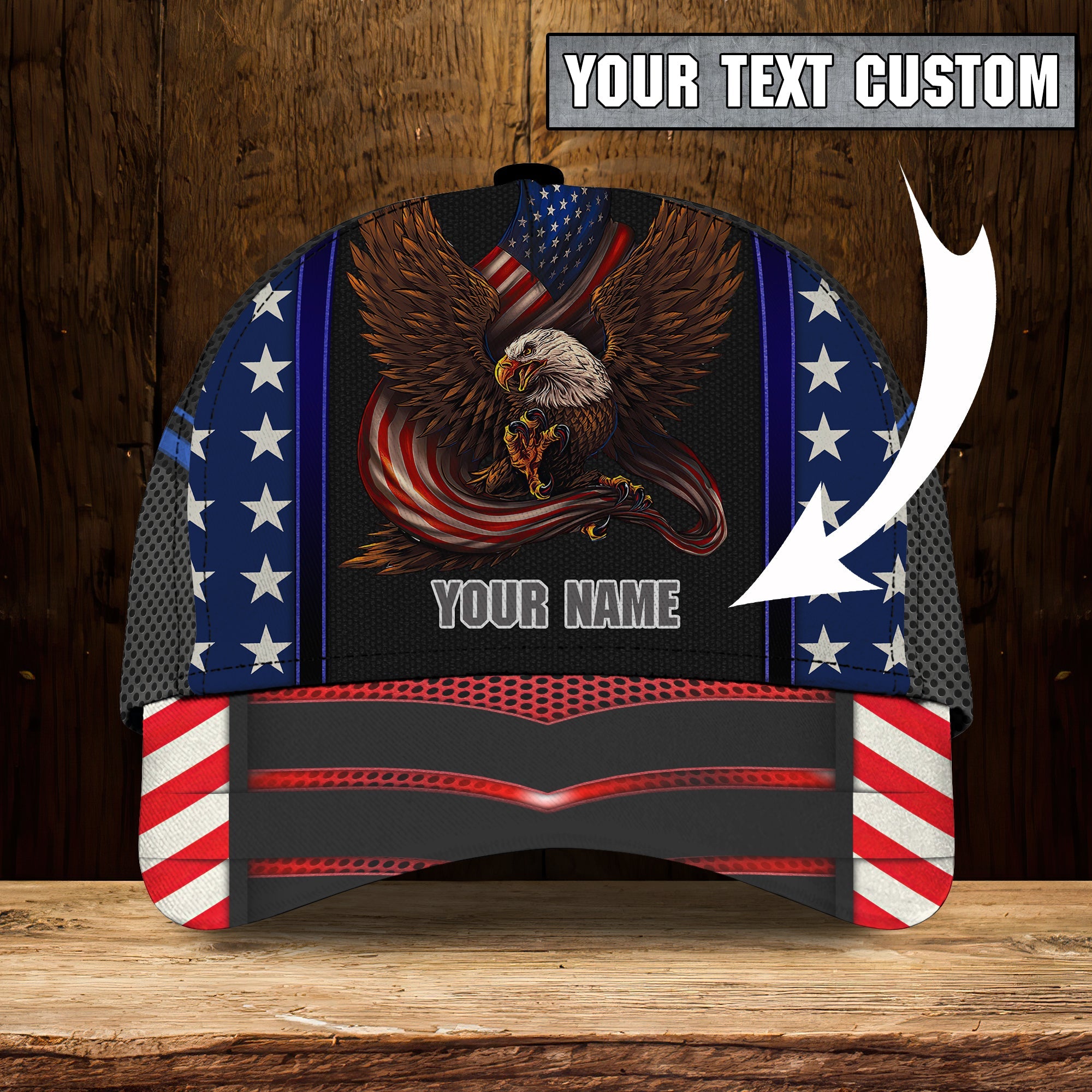 Eagle - Personalized Name Cap - TD96