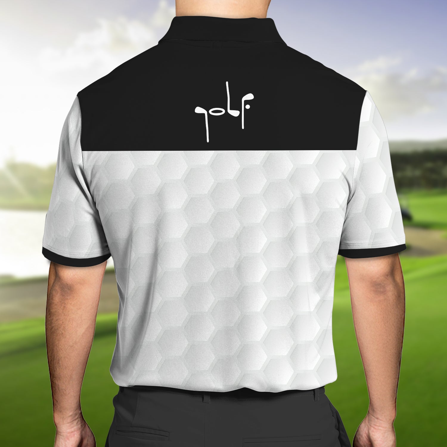 Golf - Personalized Name 3D Polo Shirt - dat93-002