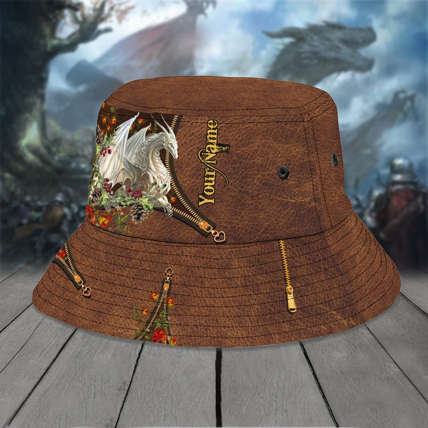 Custom Bucket Hat - Dragon - Fuly 24