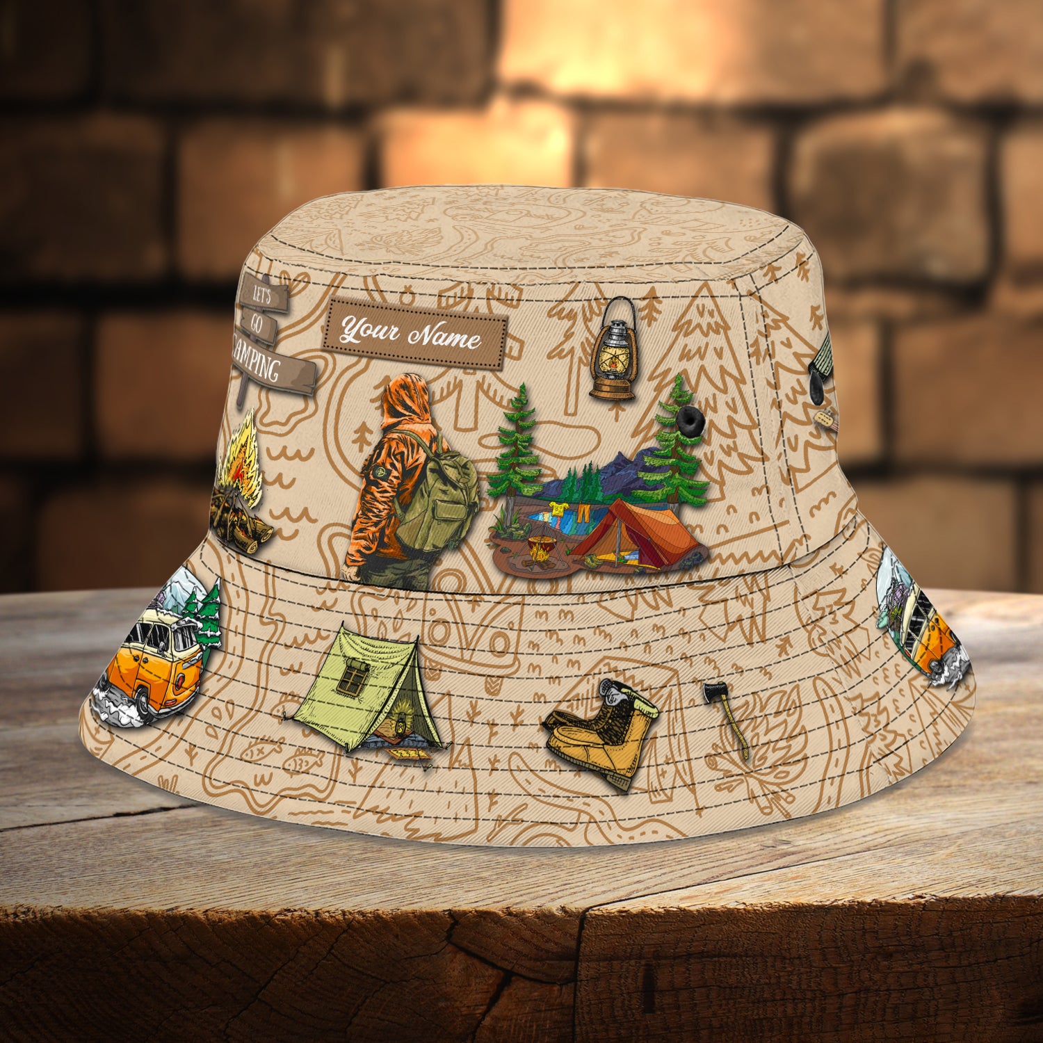 Bucket Hat - Camping - HY97