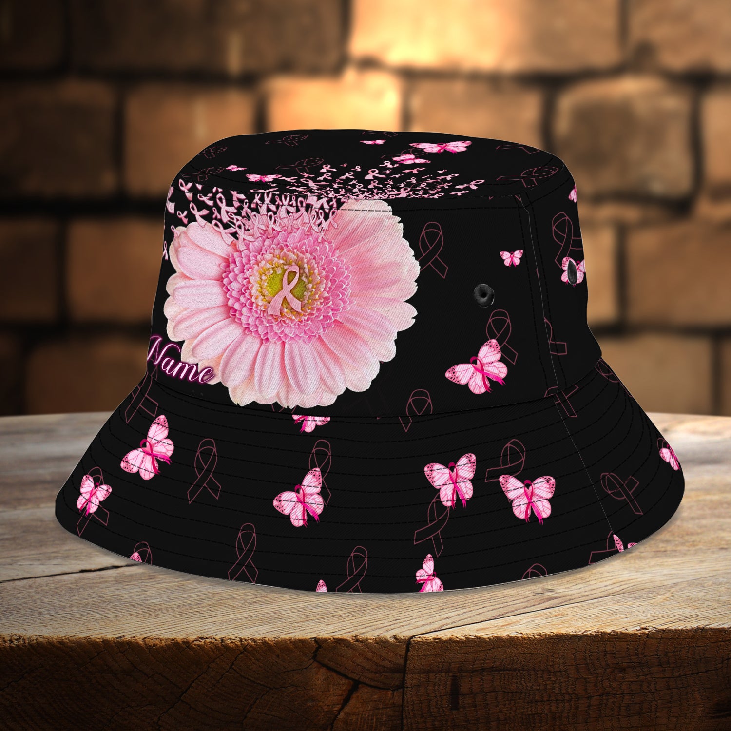 Custom Bucket Hat - Pink - Fuly 26