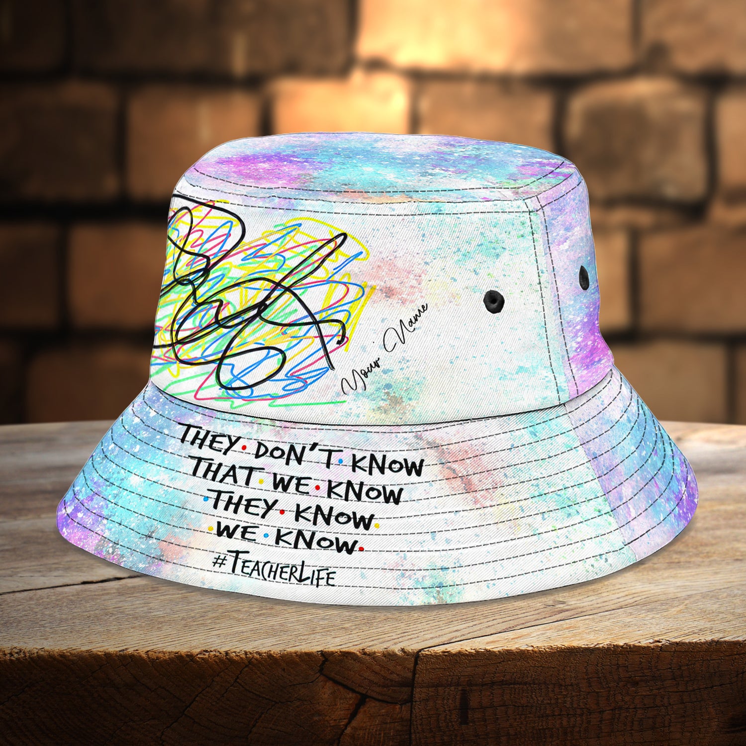 Custom Bucket Hat - Teacher Life - Fuly 31