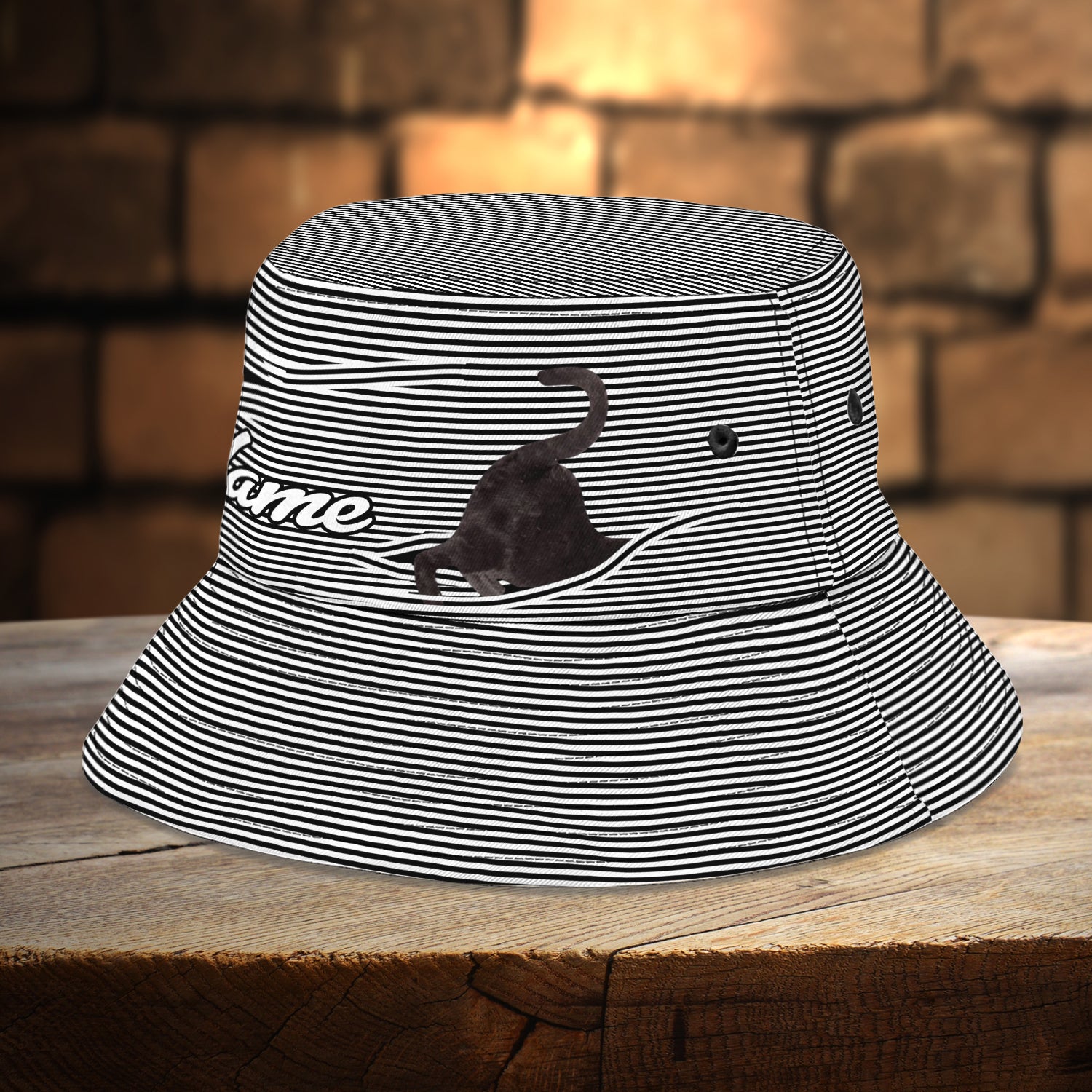 Custom Bucket Hat - Lovely Cat - Fuly 14