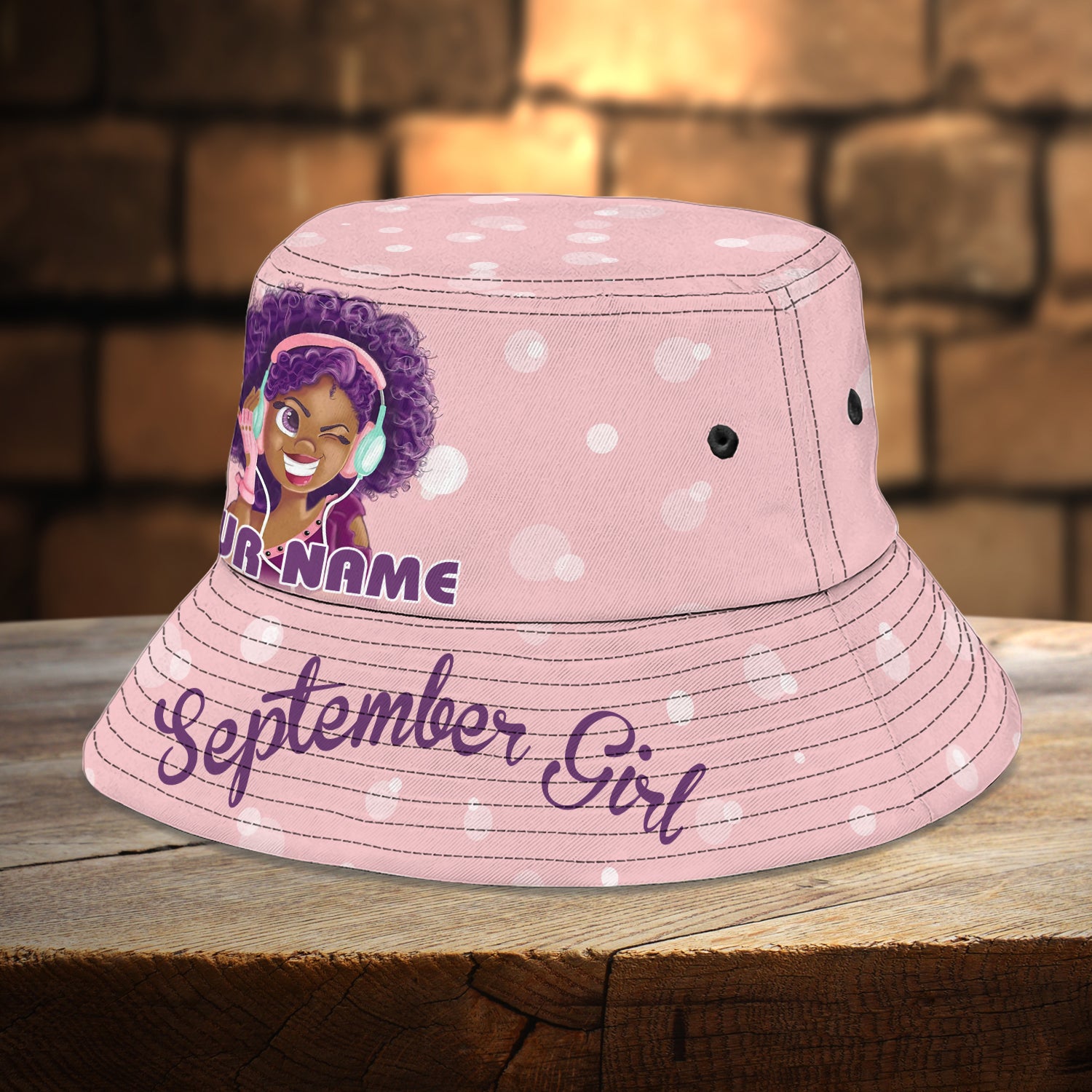Custom Bucket Hat - September