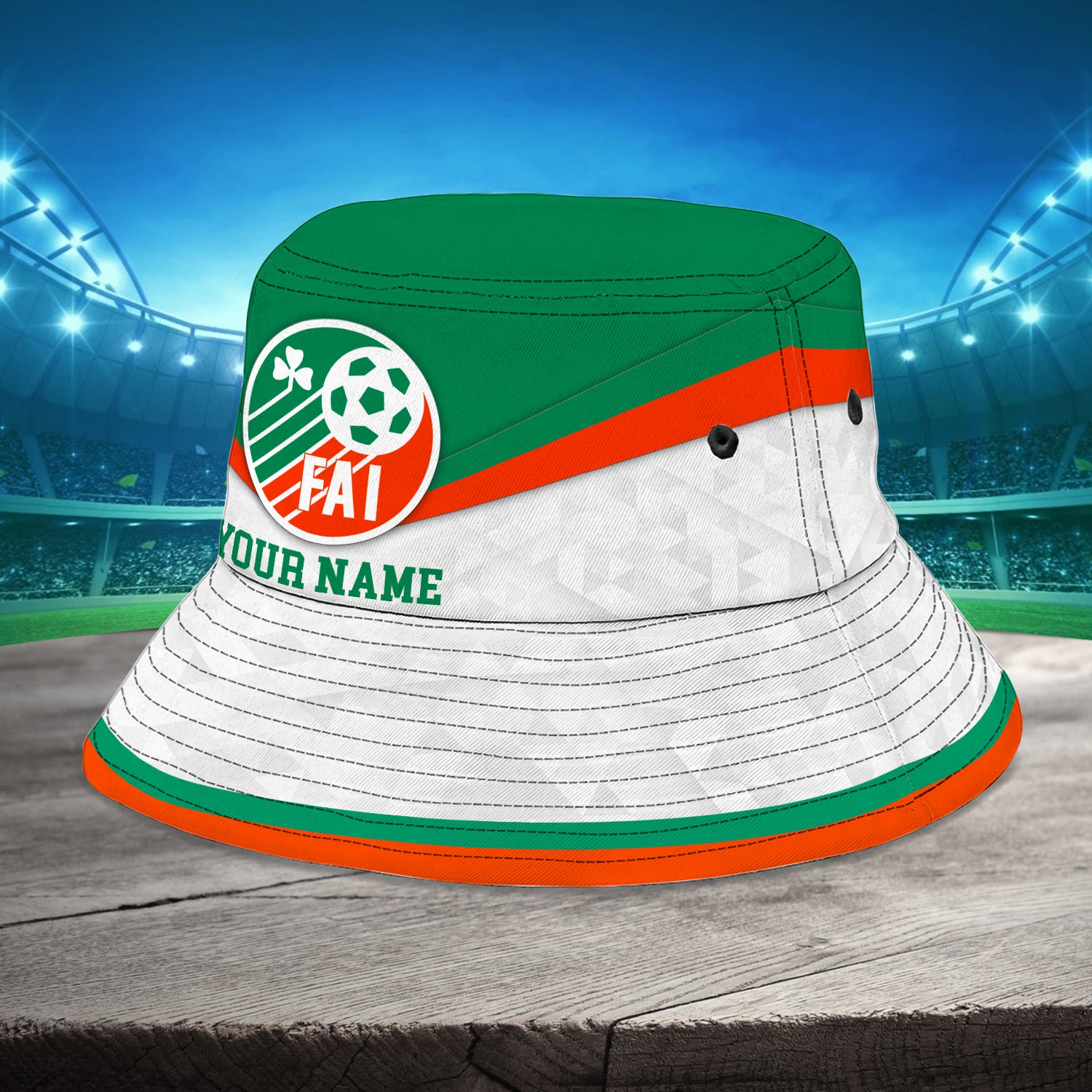 Football 2- Custom Bucket Hat - Loop - H9h3-664