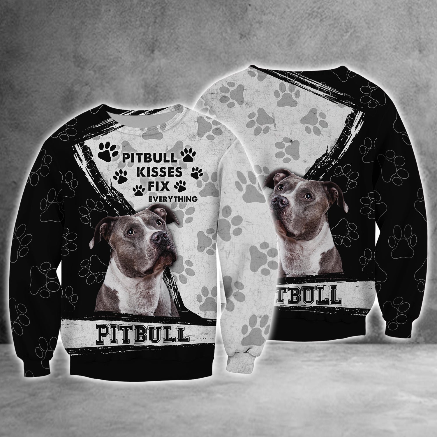 Love Pitbull- 3D Full Print - Co98 407