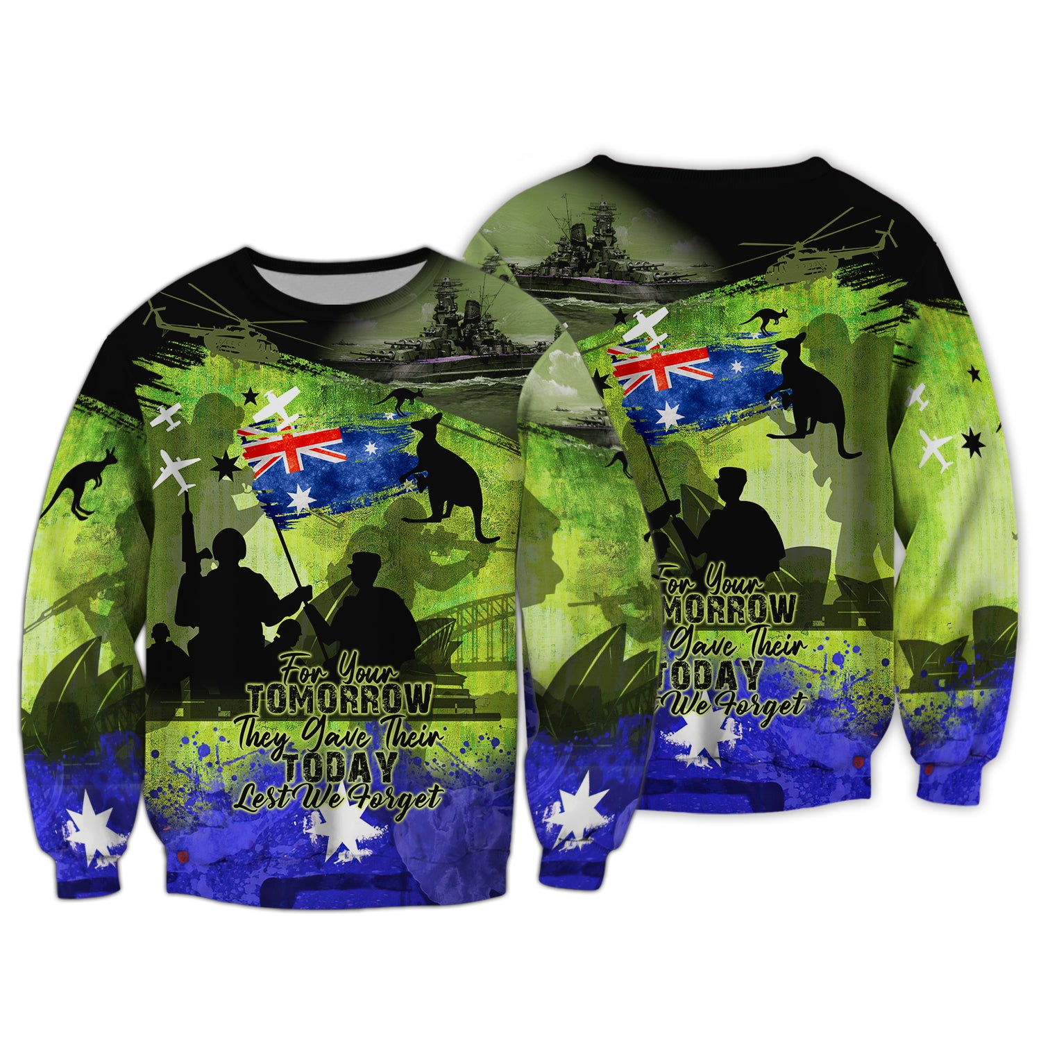 Anzac Day 25th April, Lest We Forget - 3D Full Print - Nsd99