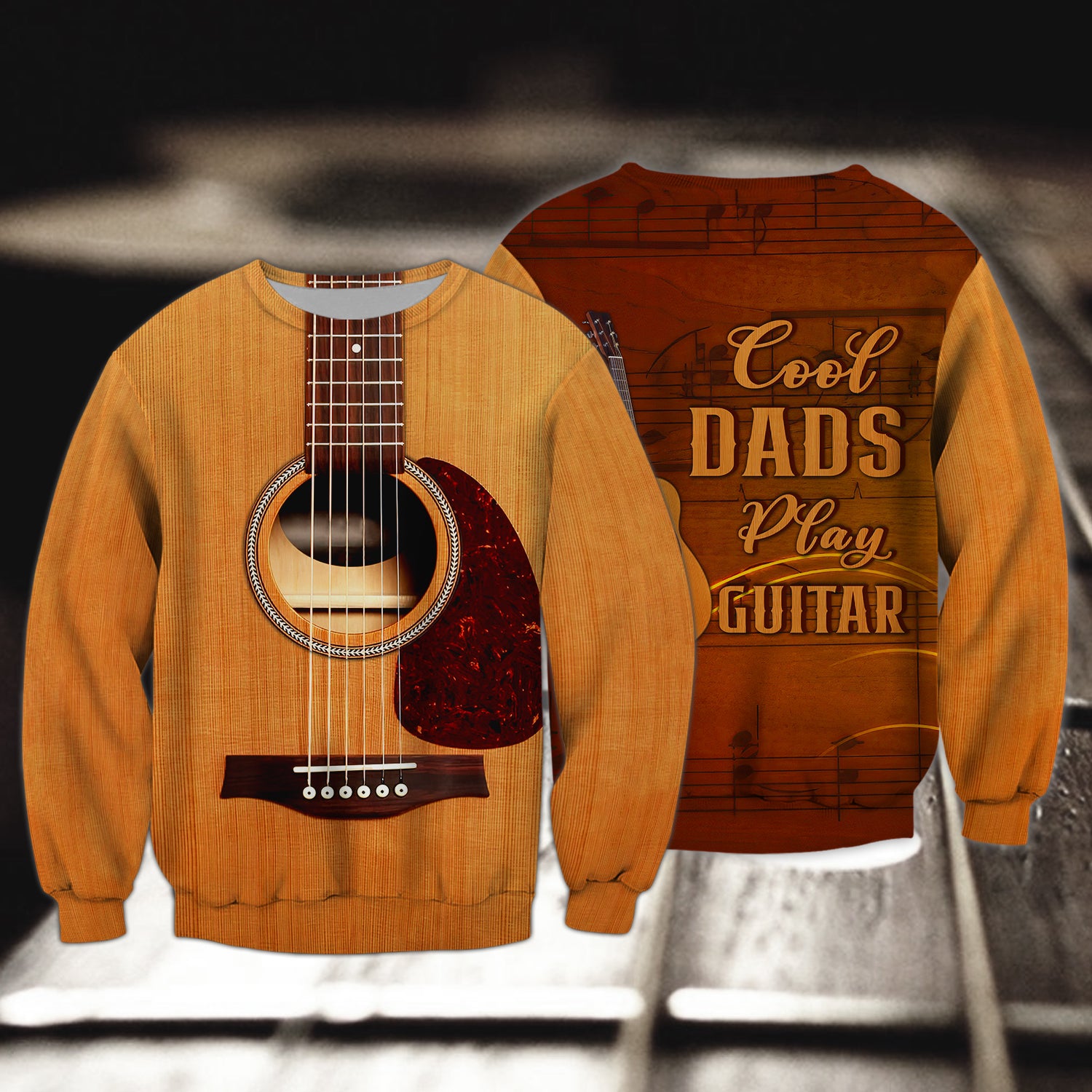 Guitar, Cool Dads Play Guitar - 3D Full Print Tad 487