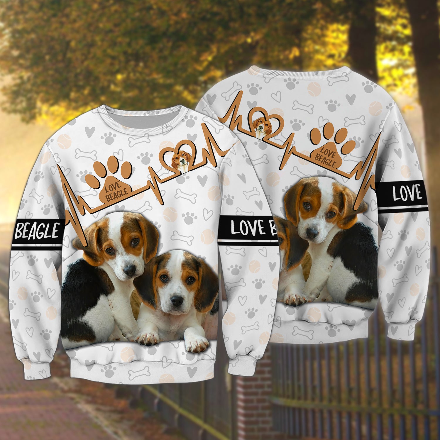 Love Beagle - 3D Full Print - TD96-1384