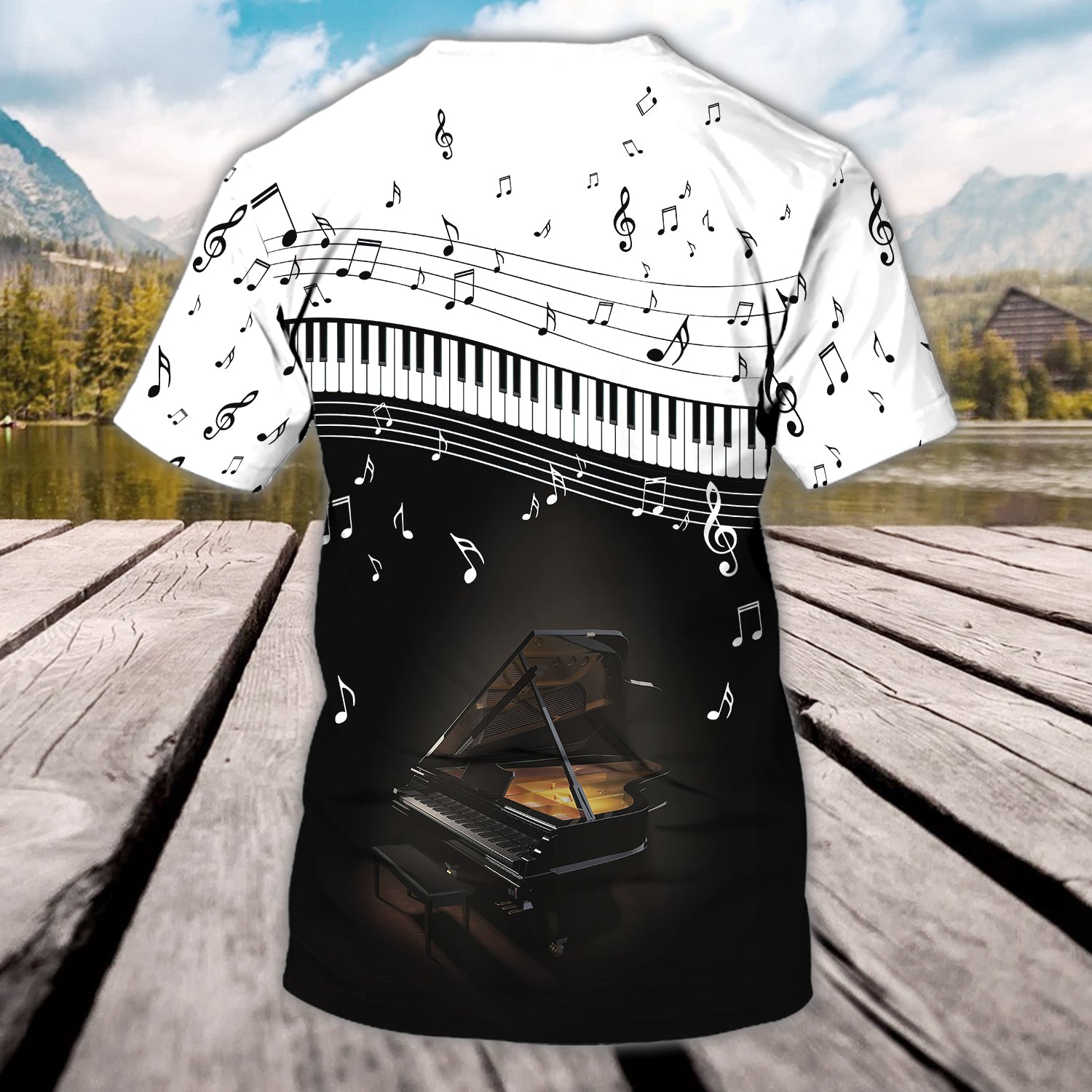 Piano - 3D Tshirt 03 - 197