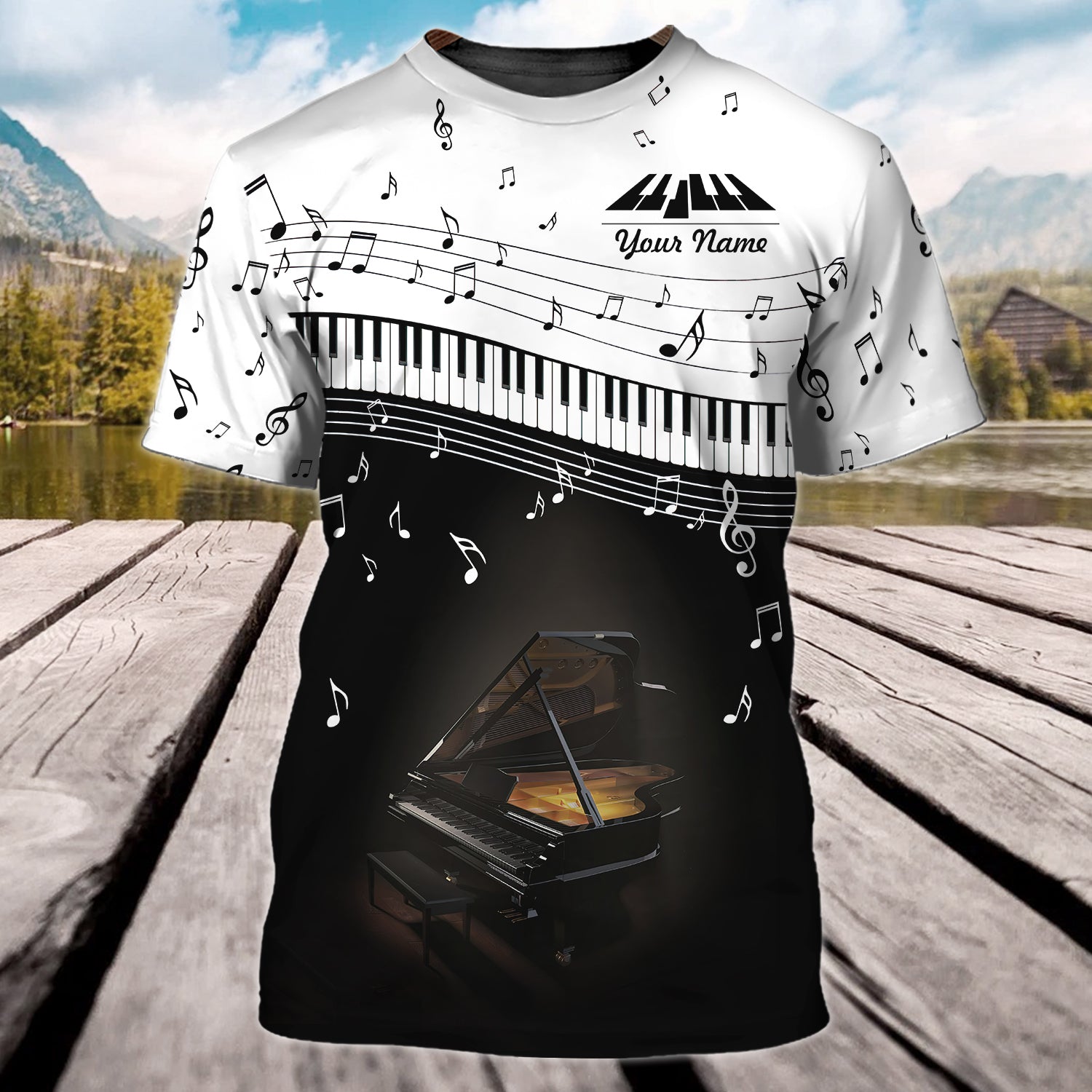 Piano - 3D Tshirt 03 - 197