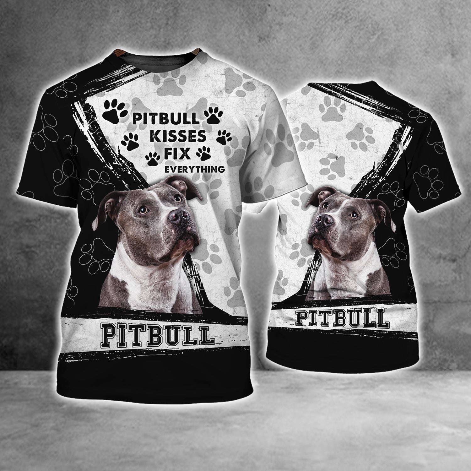 Love Pitbull- 3D Full Print - Co98 407