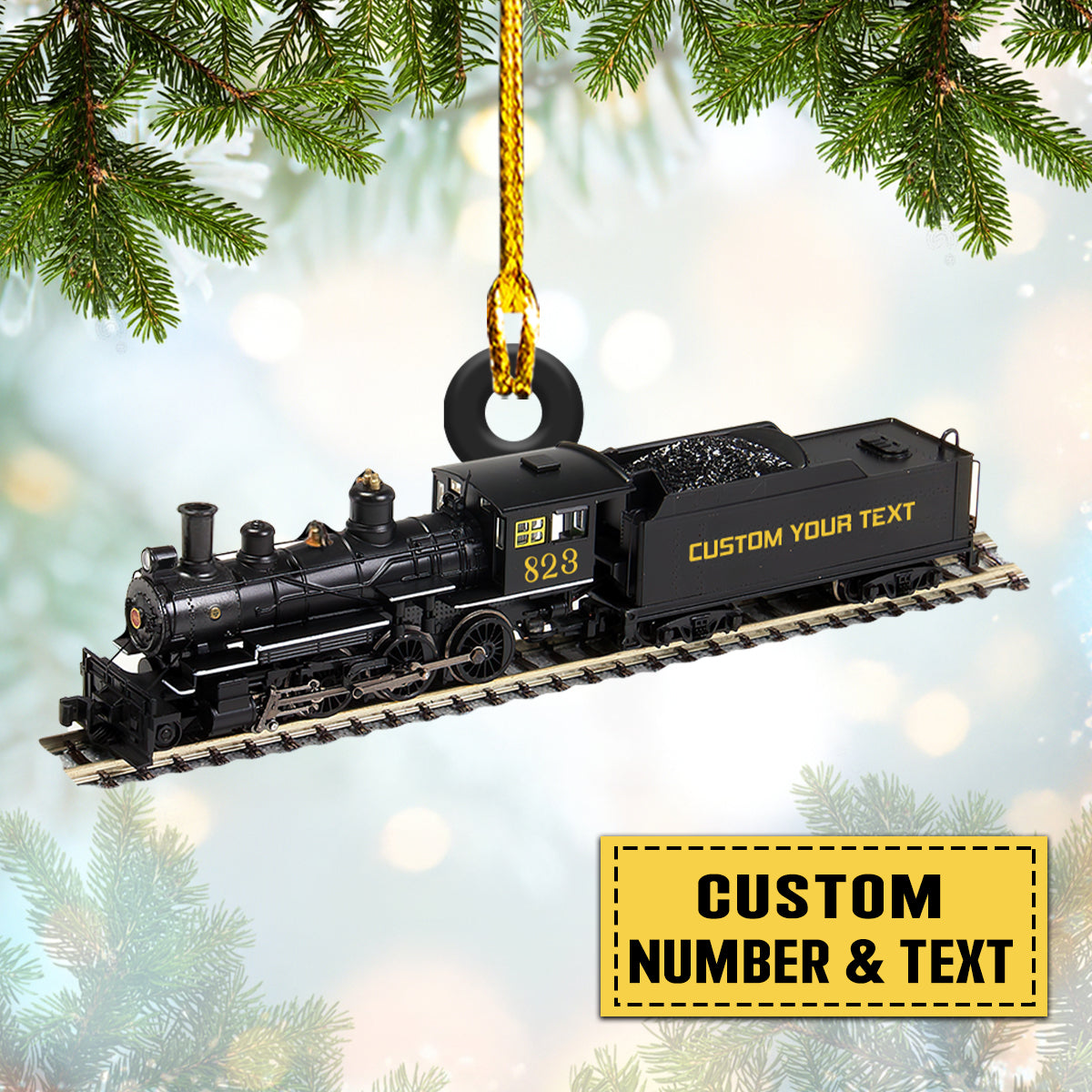 Railroader - Shaped Ornament 01