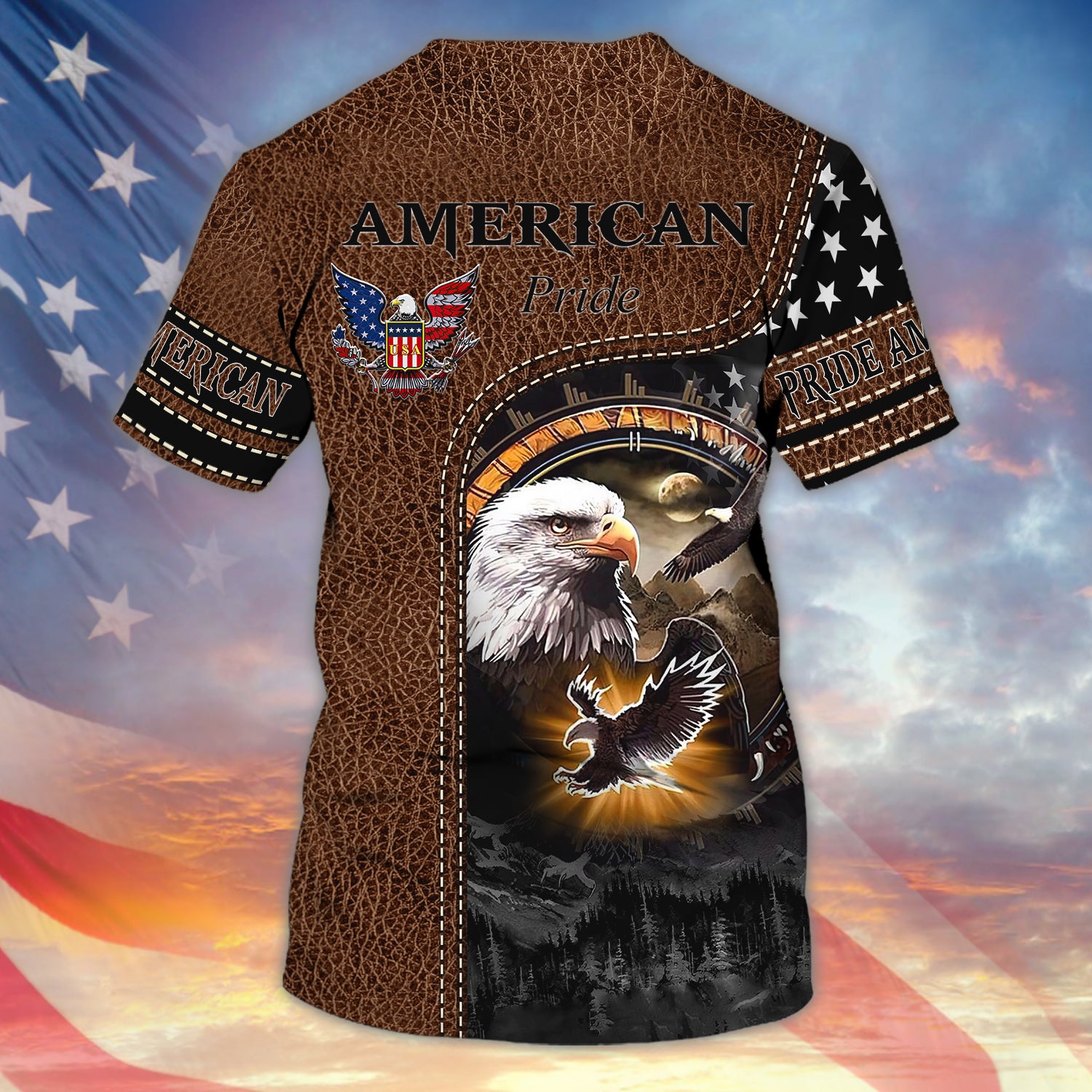 American Pride - Personalized Name 3D Tshirt 31 - CV98