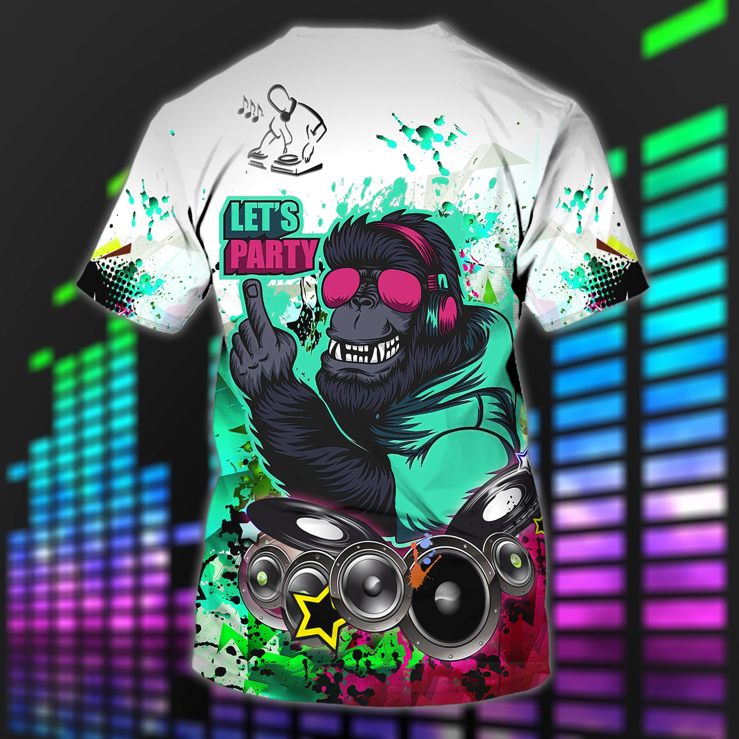 DJ,DJ 003 - Personalized Name 3D Tshirt - DAT93