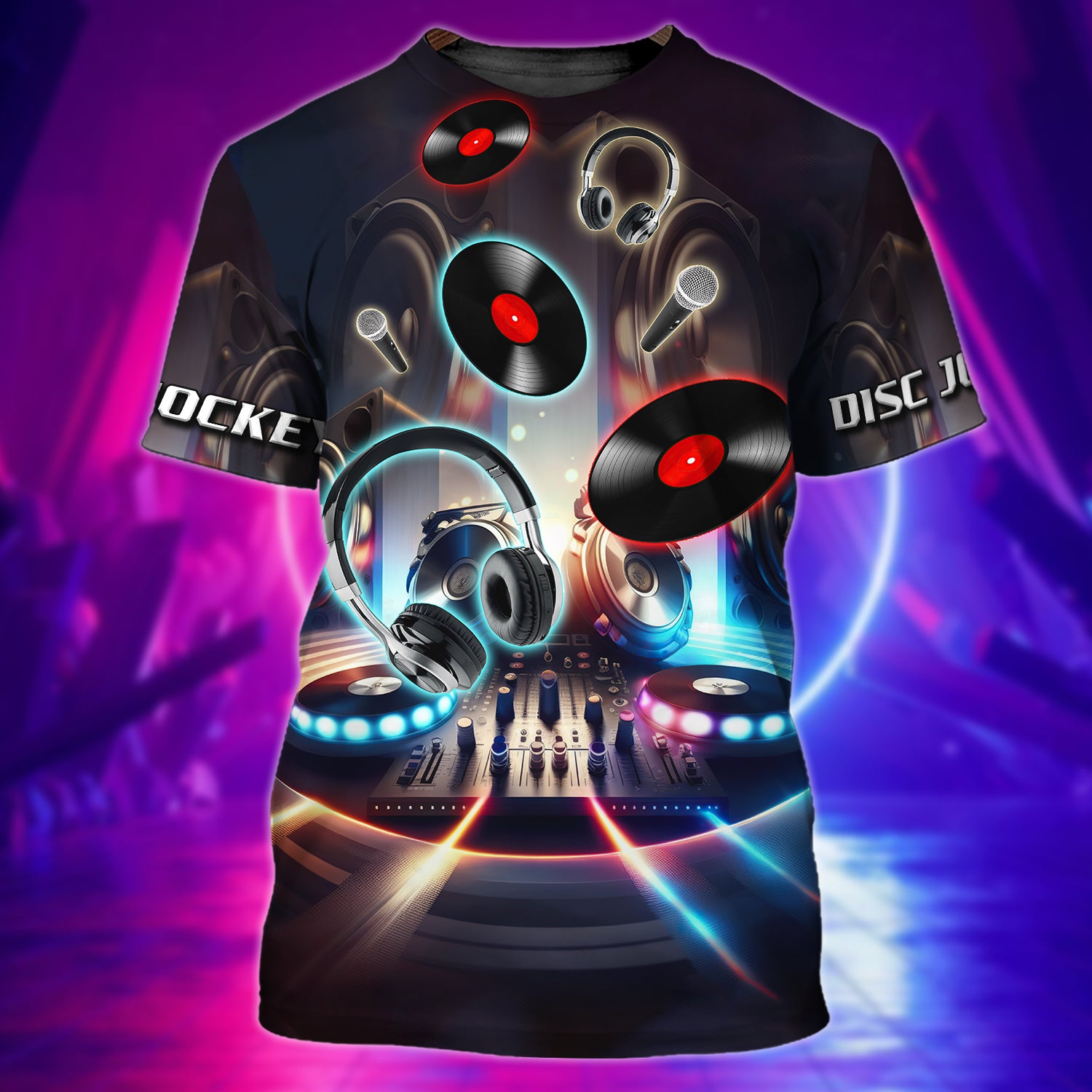 Disc Jockey Mid 3D Shirts