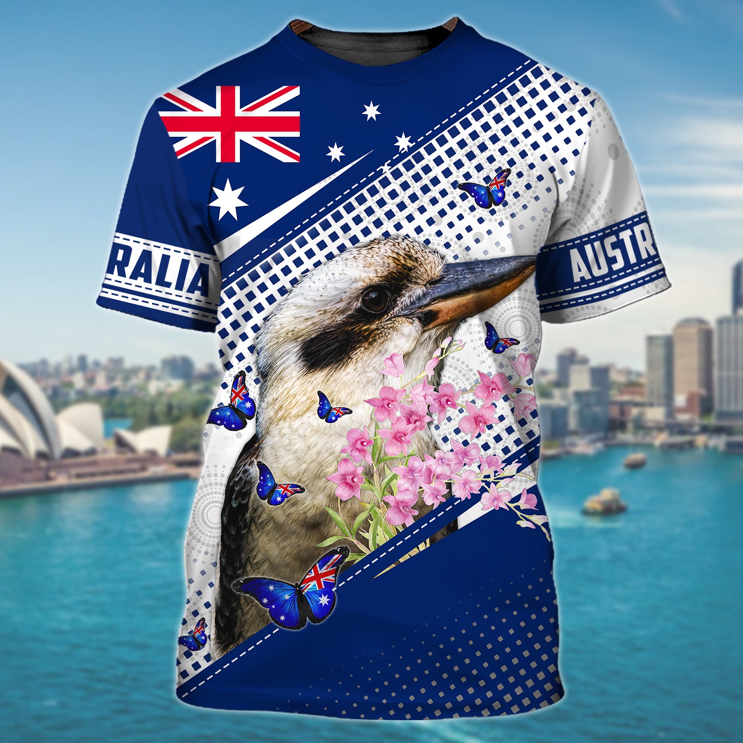 Australia, Love  Kookaburra - 3D Full Print - Tad 504