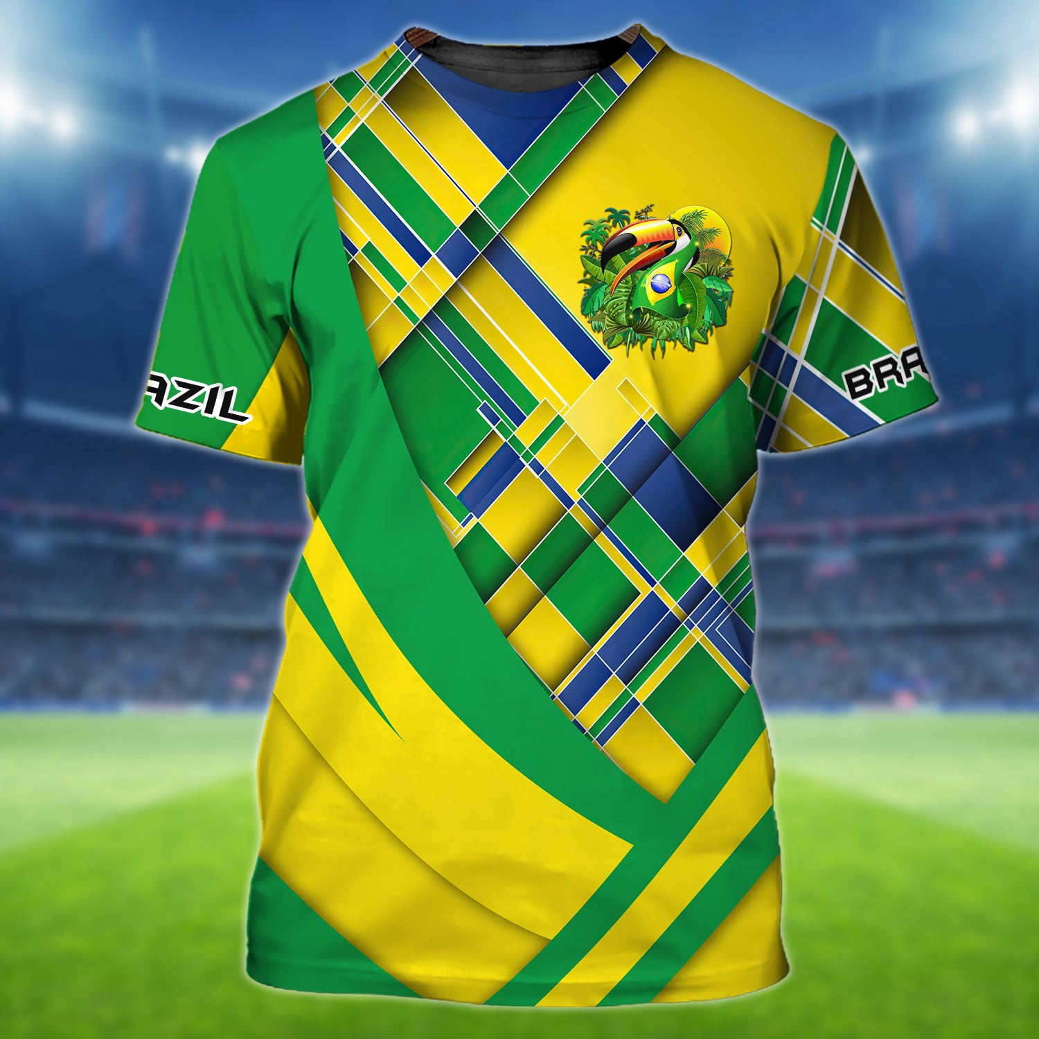 Brazil Fans Toucan Design Shirt 3D Tshirt For The Brazil Fans