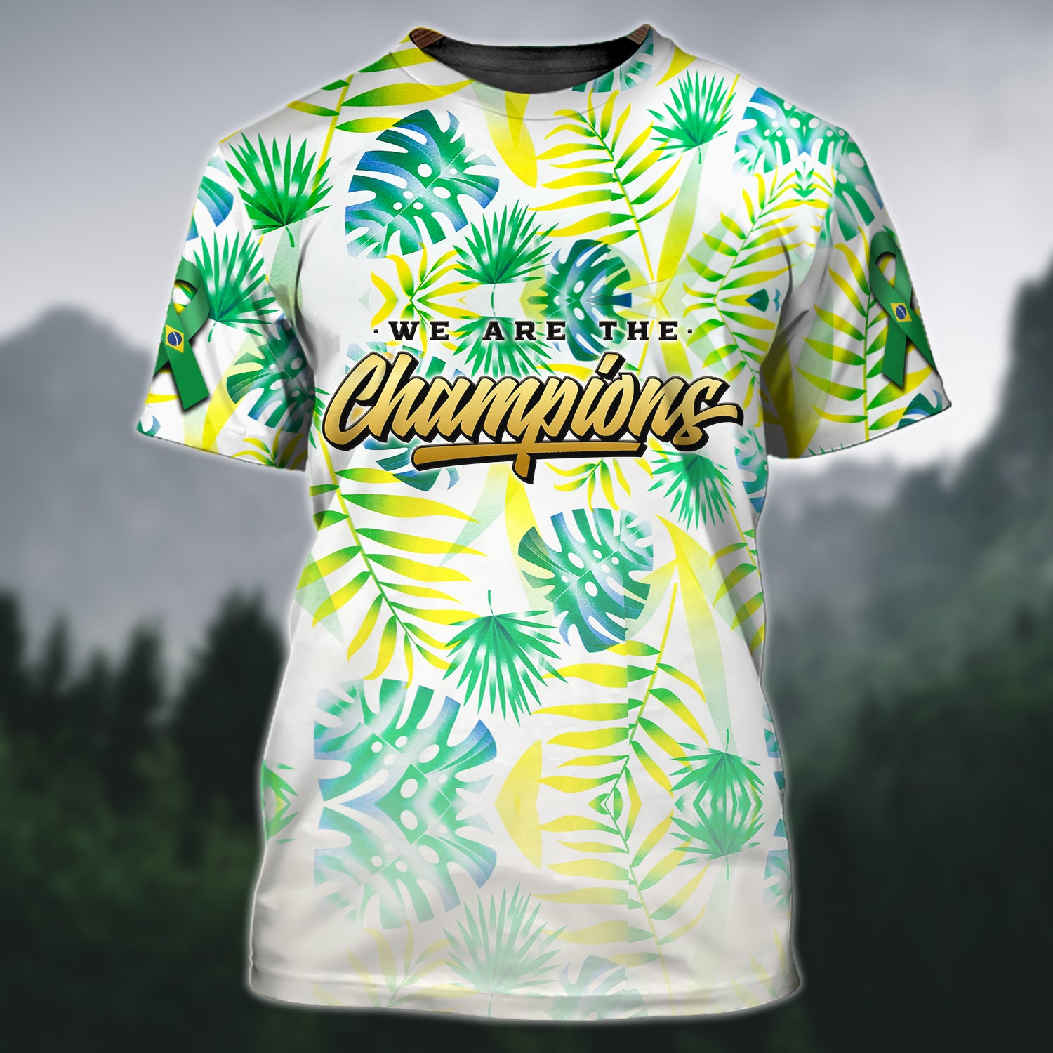 Brazil Fans Pattern Design Shirt 3D Printed Tshirt For The Brazil Fans