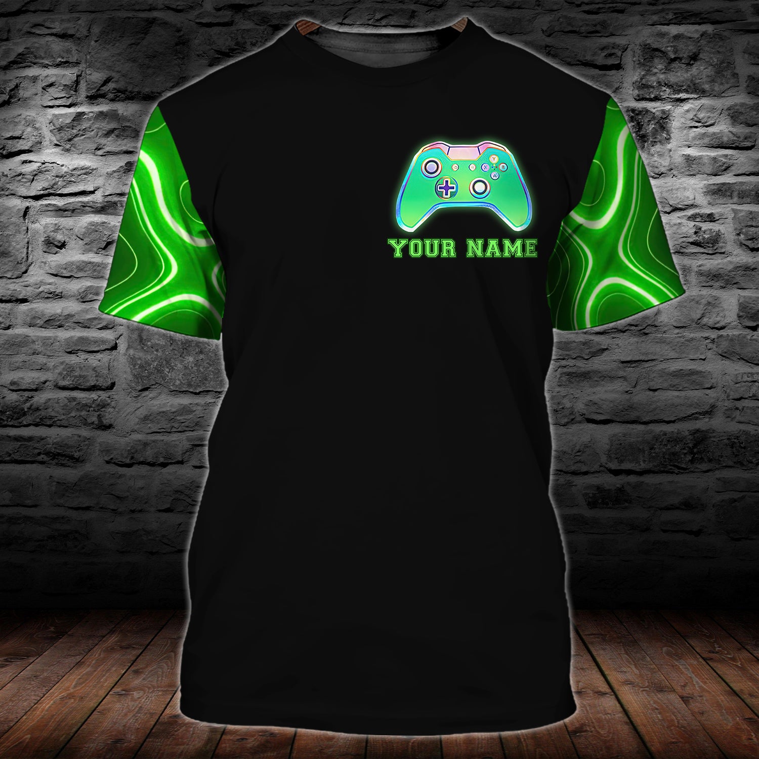 GAMER - I DON'T STOP - Personalized Name 3D T Shirt - NA93