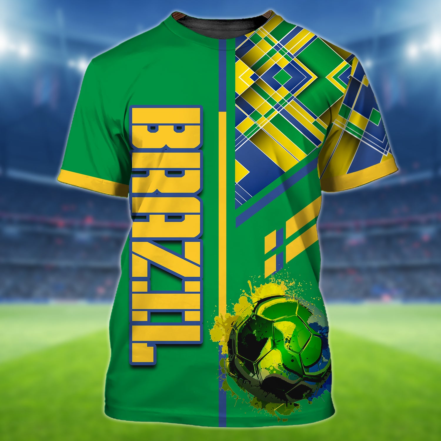 Brazil Fans Design Shirt 3D Tshirt For The Brazil Fans