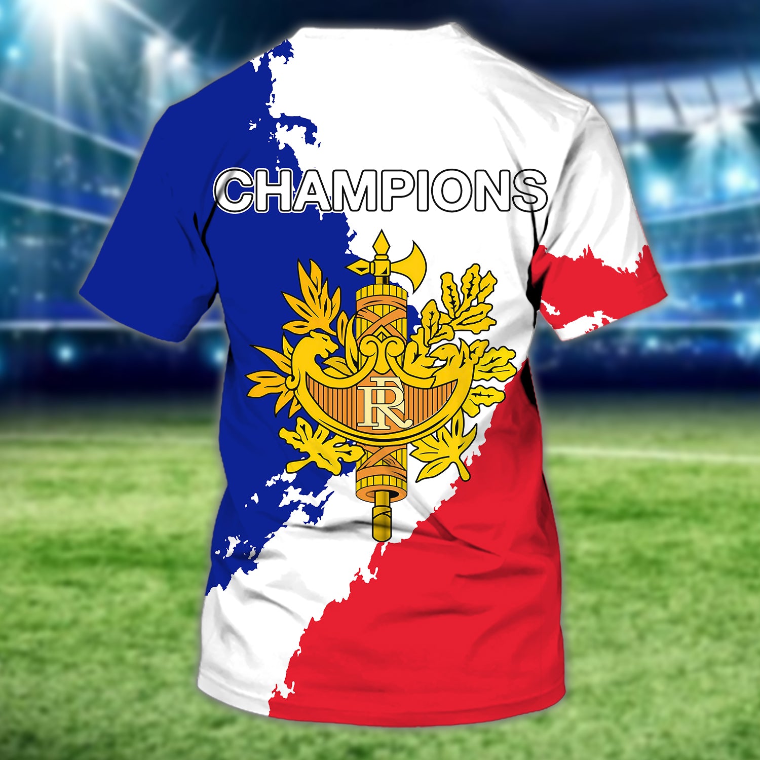 France Football Fans Design Tee Shirt 3D Printed