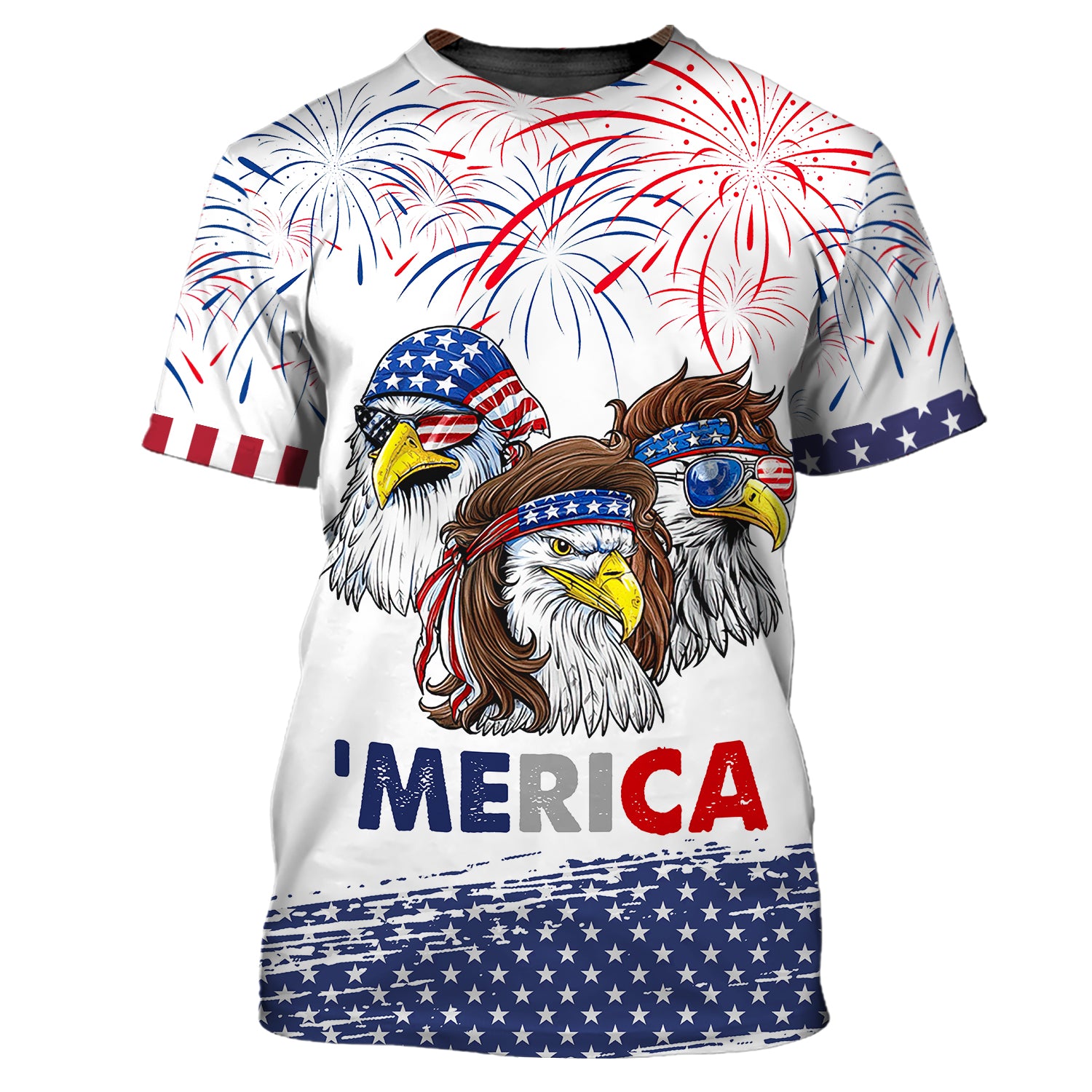 Eagle American Hawaiian Shirt - Independence Day Is Coming - 3D Full Print