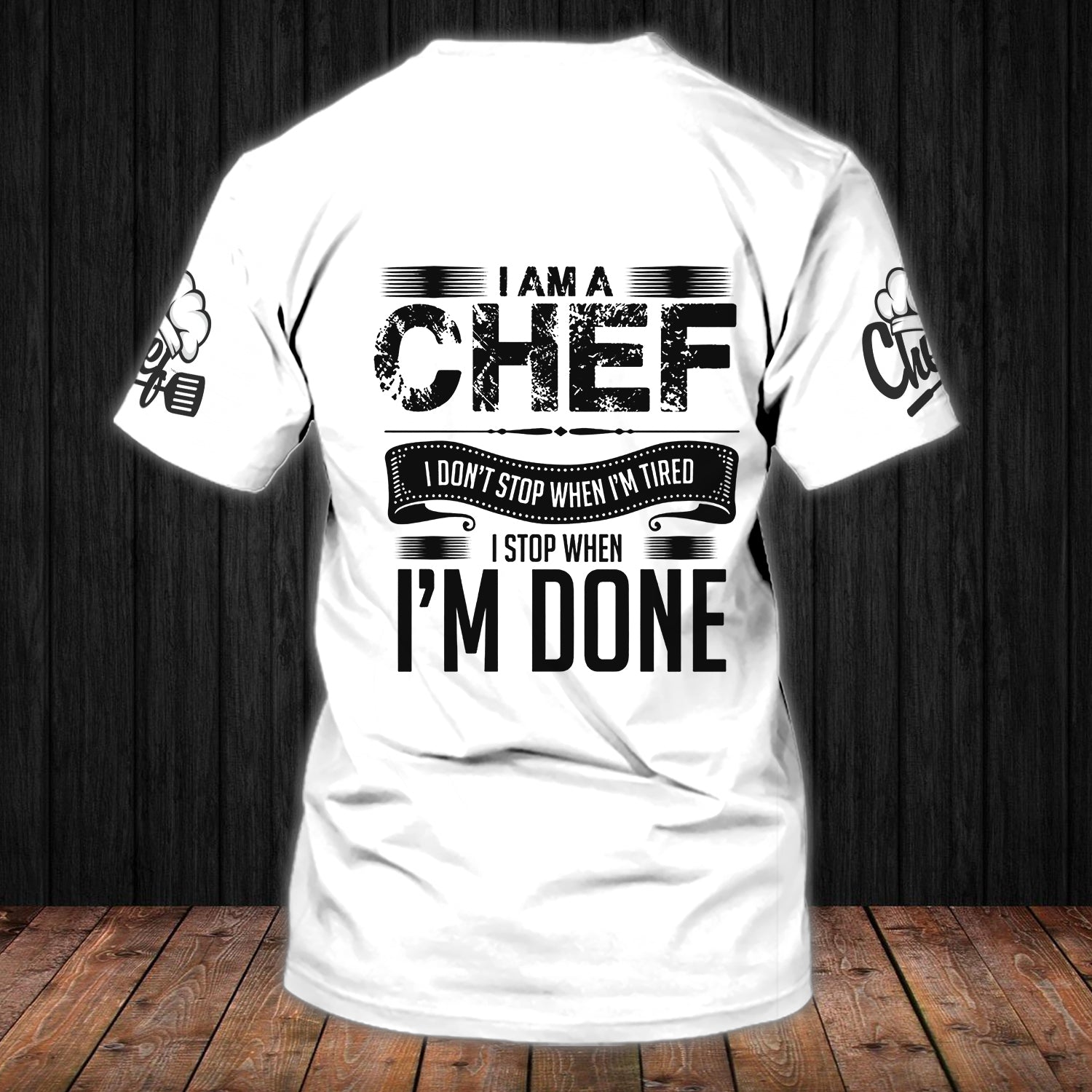 Chef - Personalized Name 3D Tshirt 06