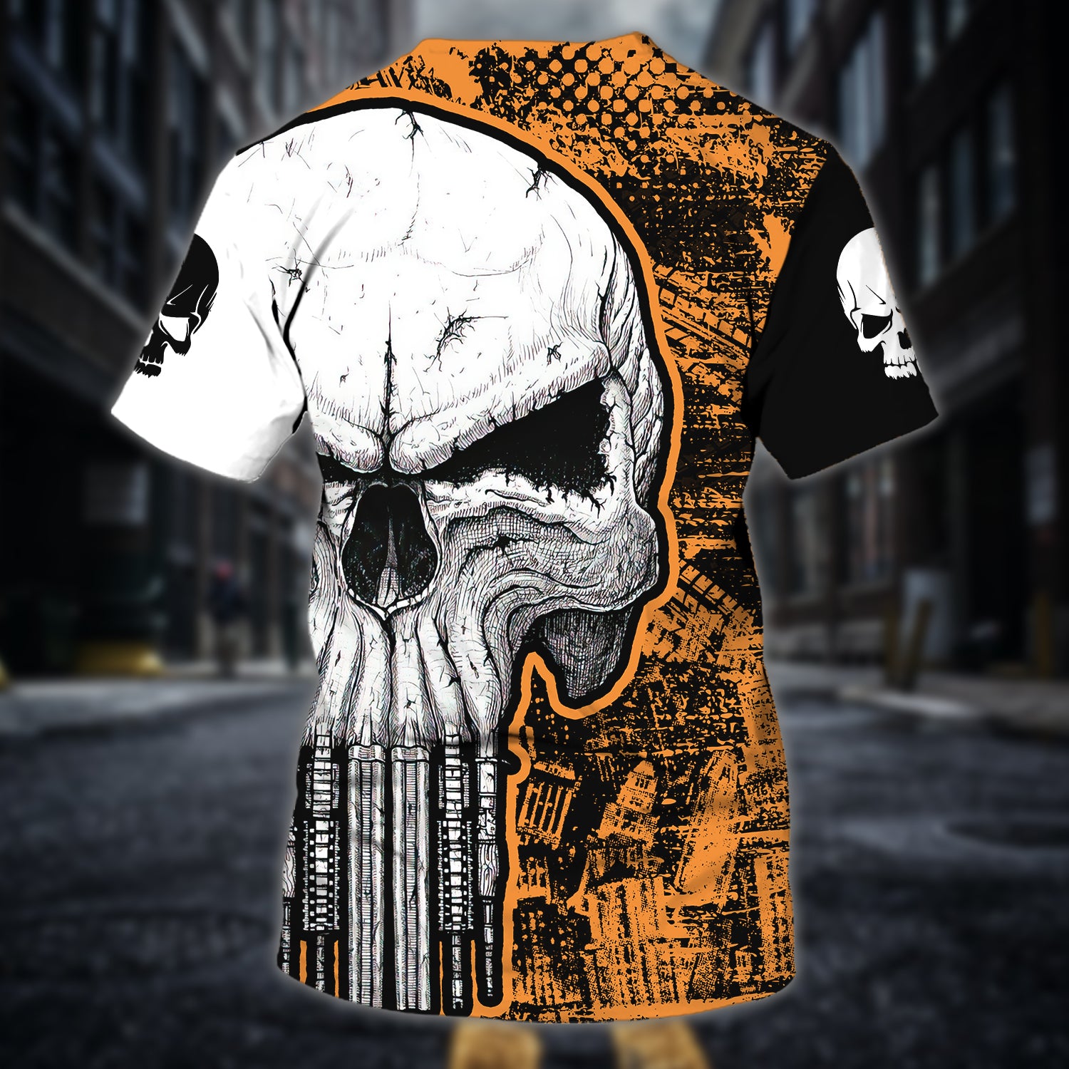 Skull - Personalized Name 3D Tshirt 319- VXH98