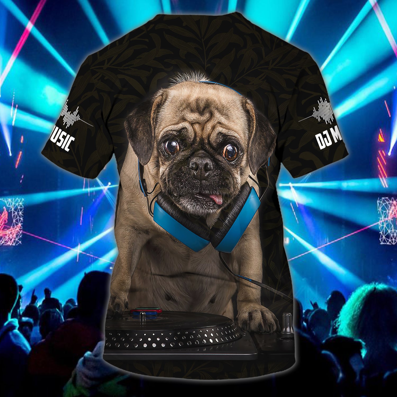 DJ 04 - Personalized Name 3D Tshirt