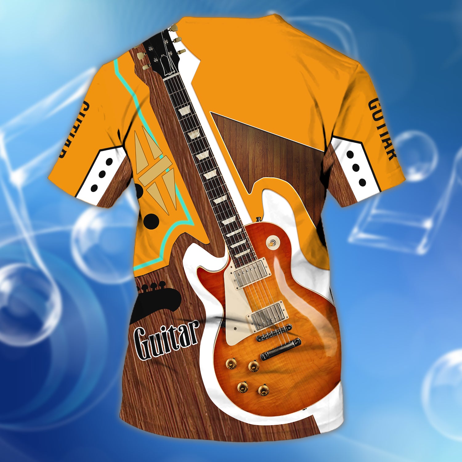 Guitar- Personalized Name 3D Tshirt 1 - TD97-105