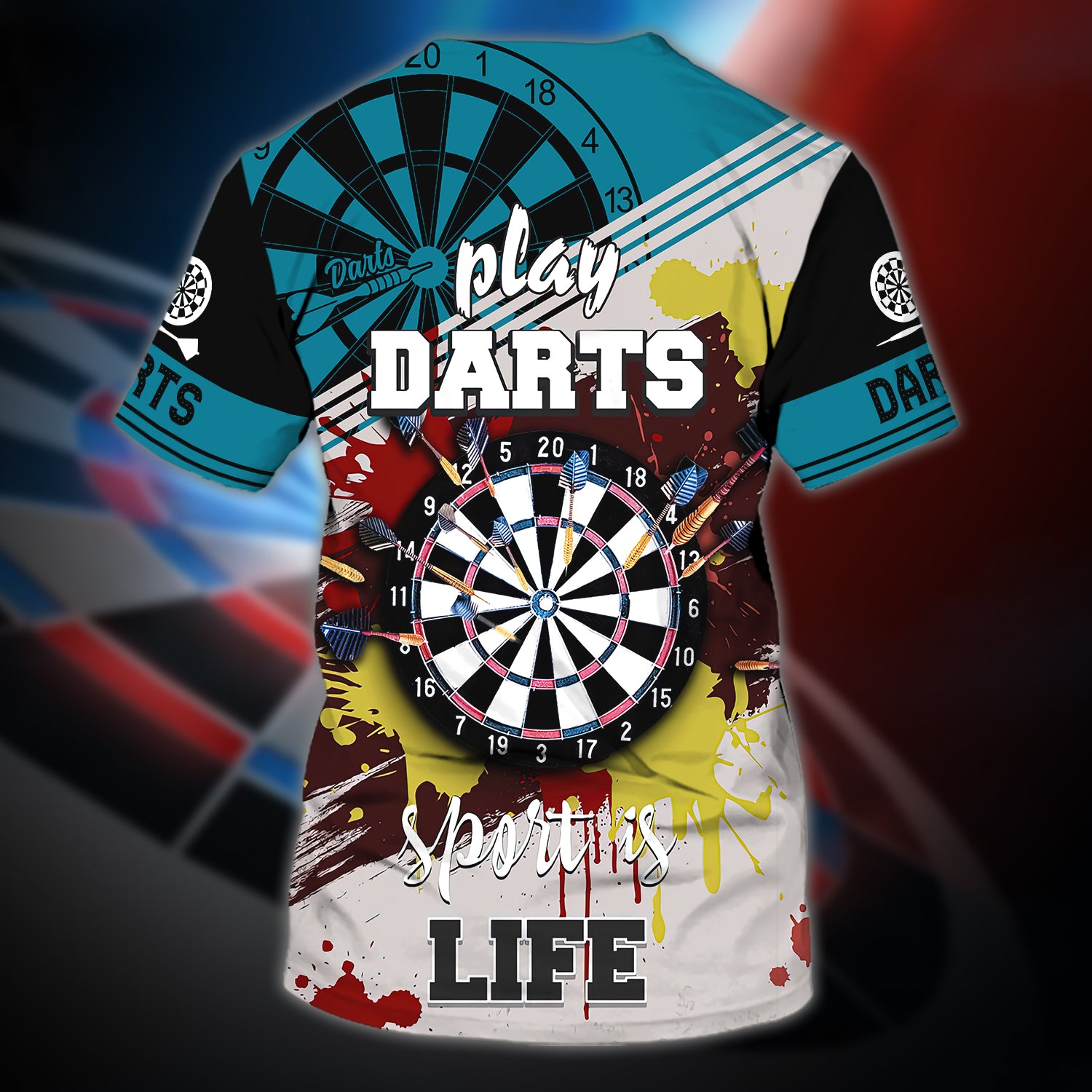 Darts - Personalized Name 3D T Shirt - Hdmt