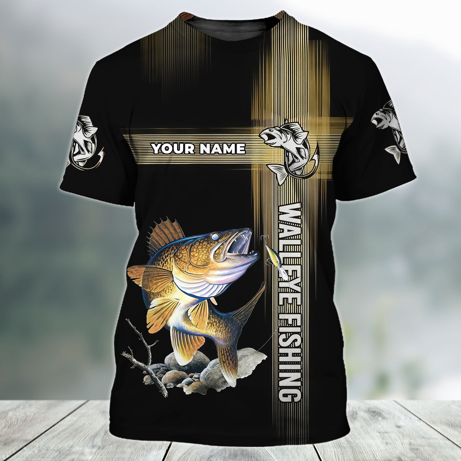 Fishing - Personalized Name 3D Tshirt - Dat93-031