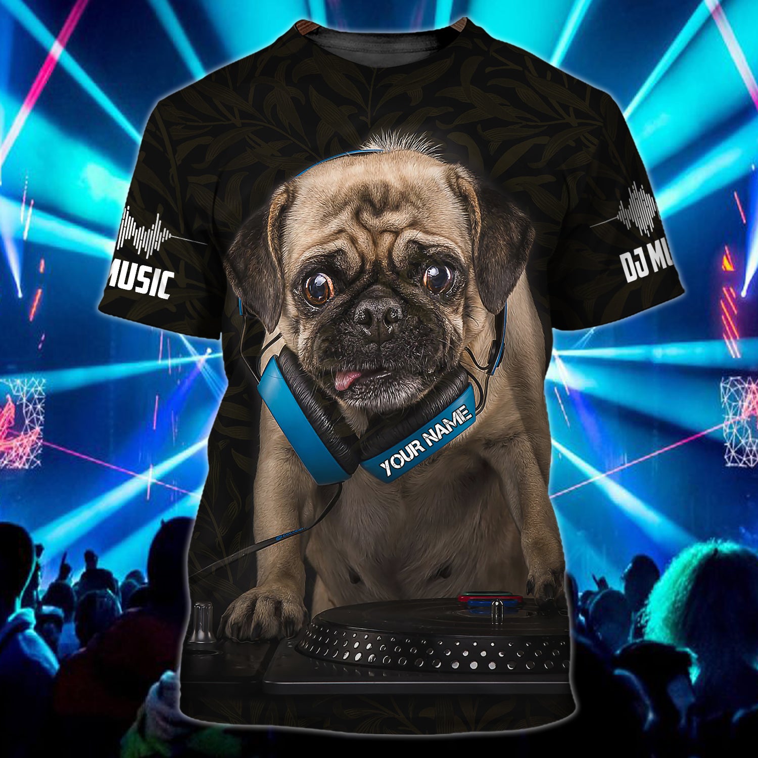 DJ 04 - Personalized Name 3D Tshirt