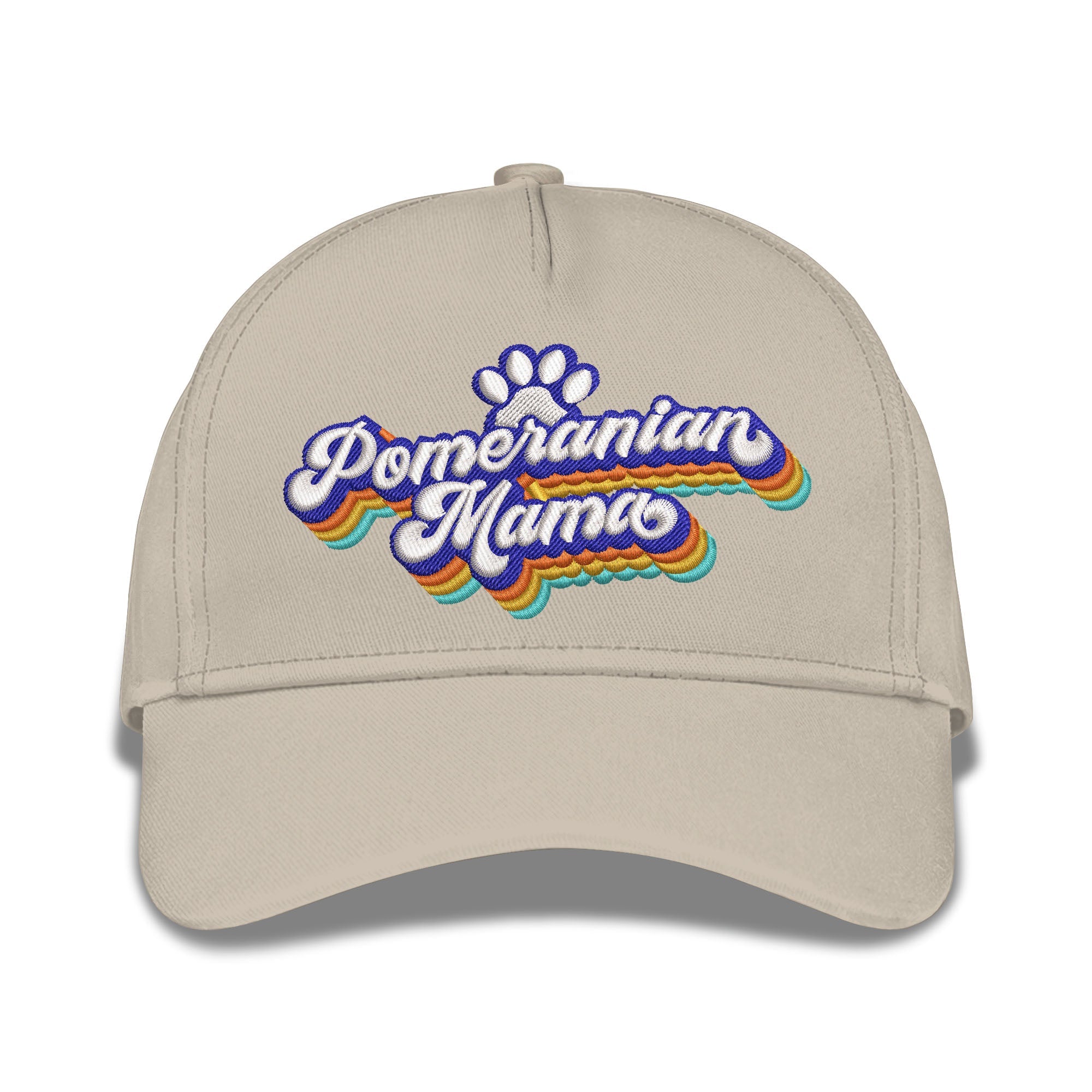 Pomeranian Mama Embroidered Baseball Caps