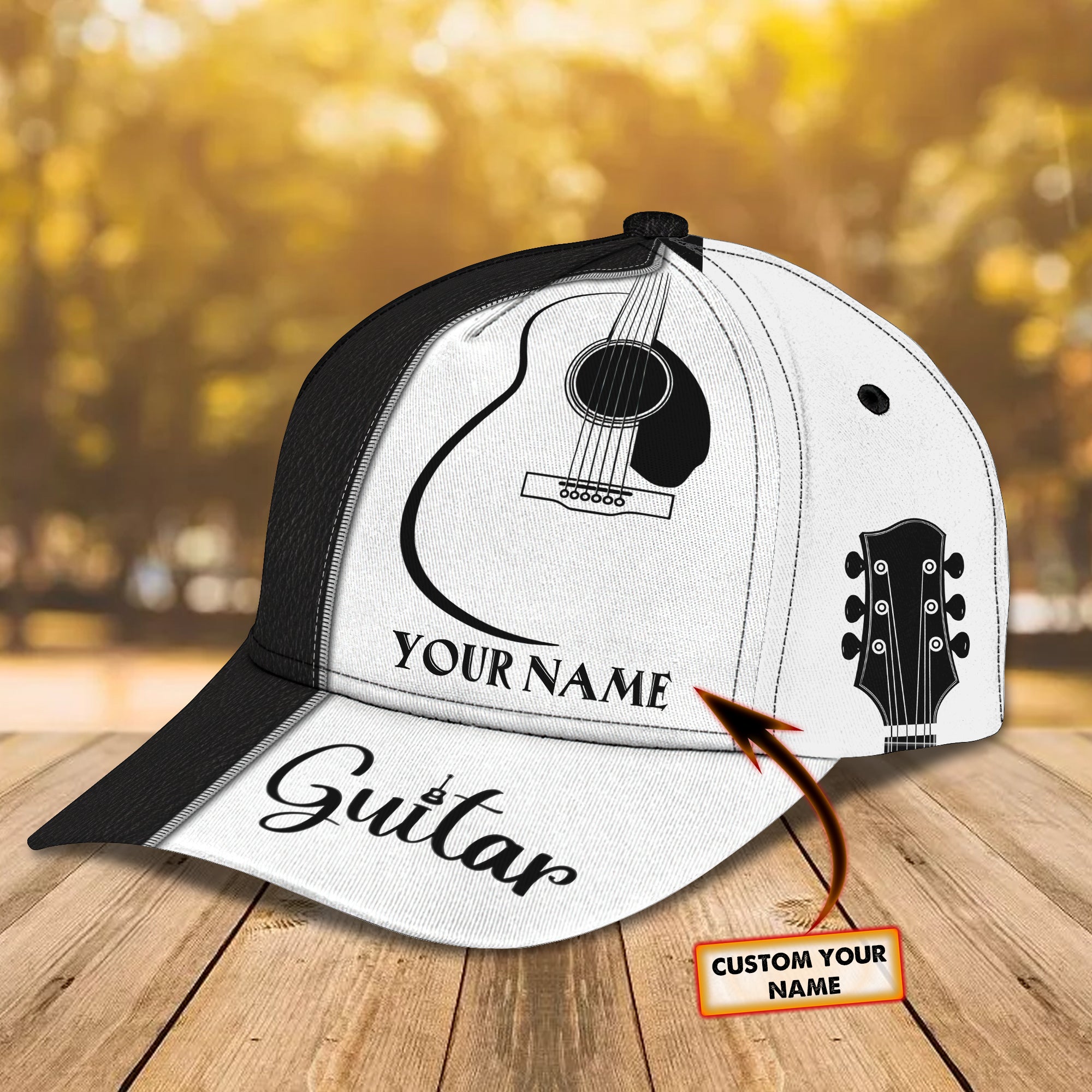 Guitar- Personalized Name Cap - tt99-202