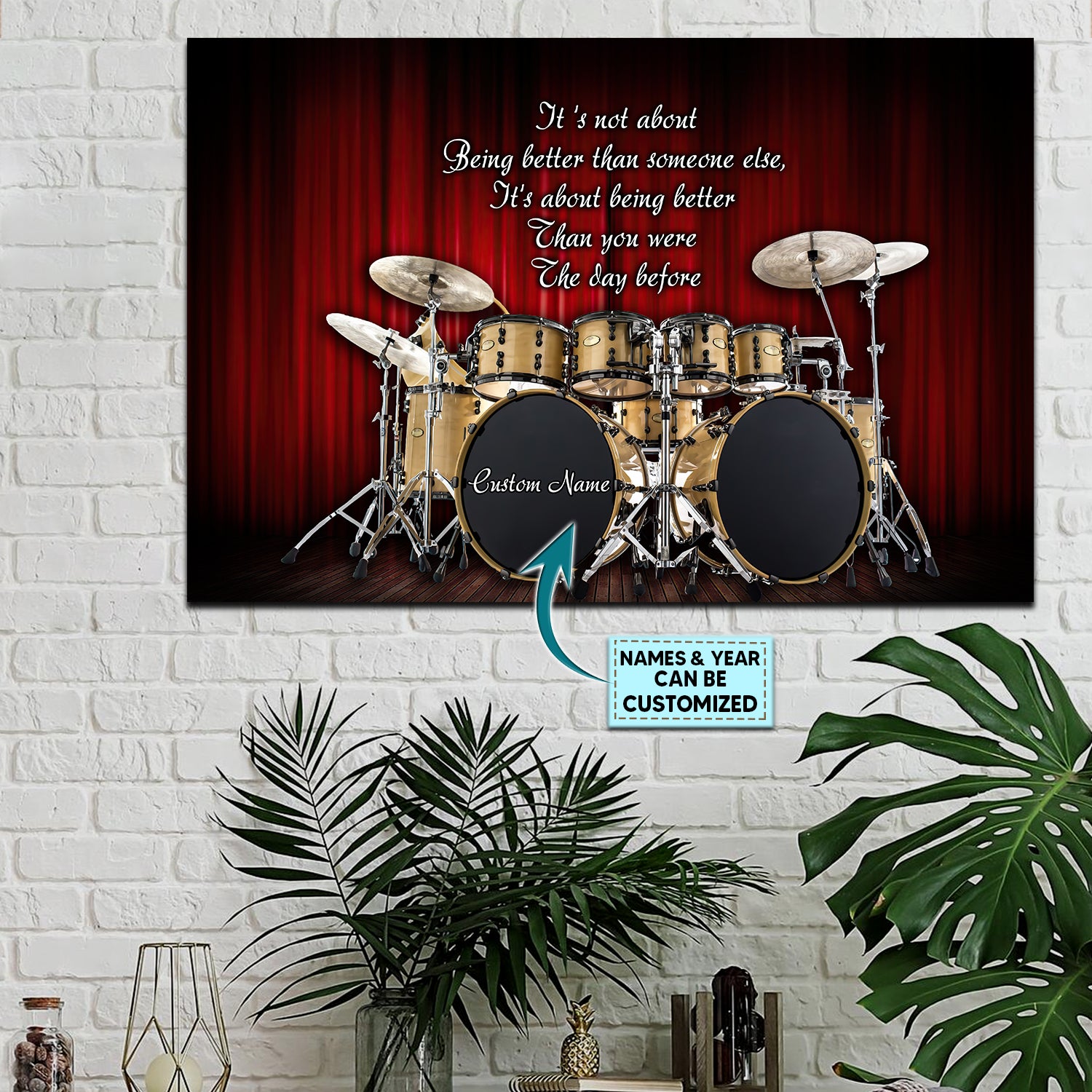 Drummer - Custom Poster (Horizontal) - CV98