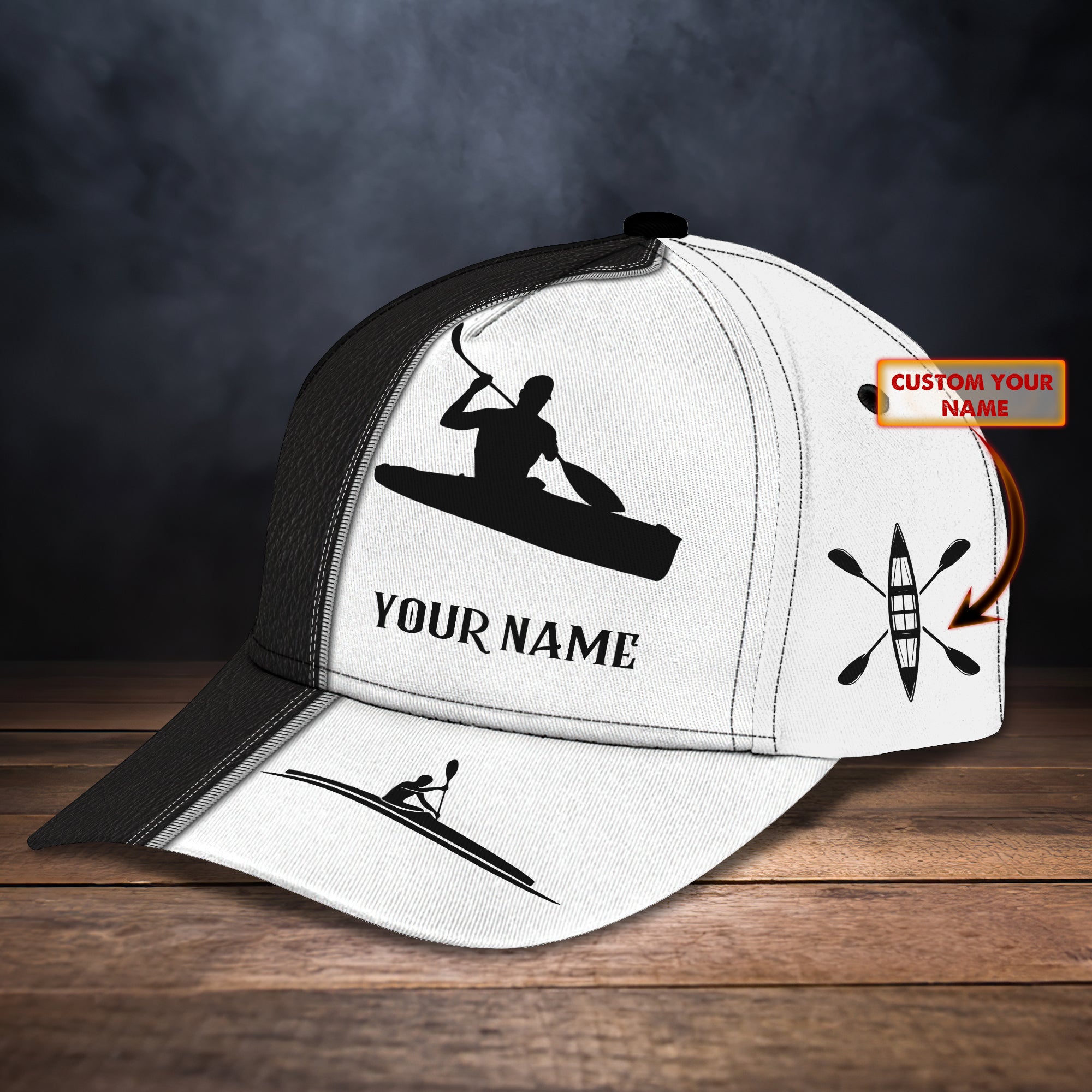 Kayaking - Personalized Name Cap - Mitru