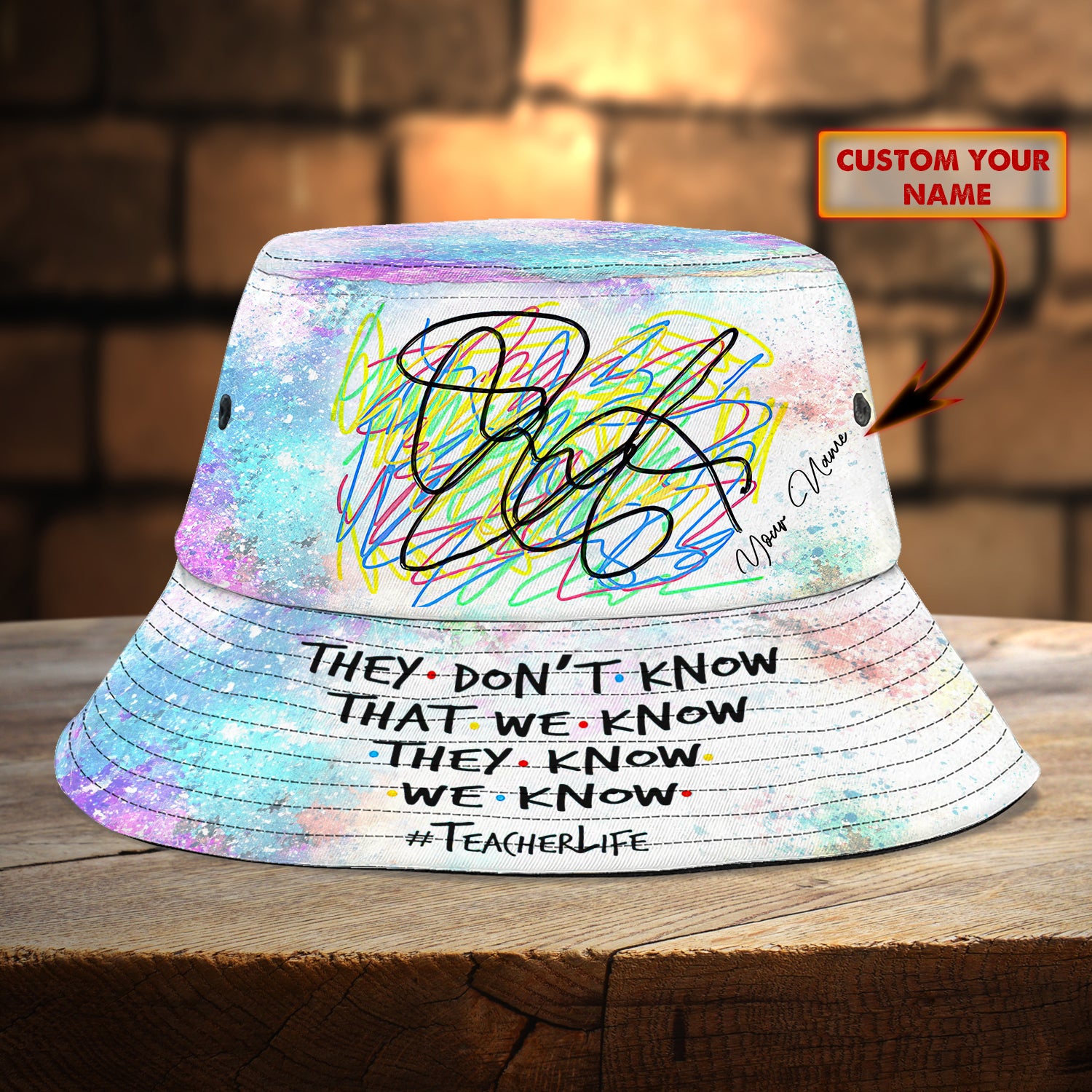 Custom Bucket Hat - Teacher Life - Fuly 31