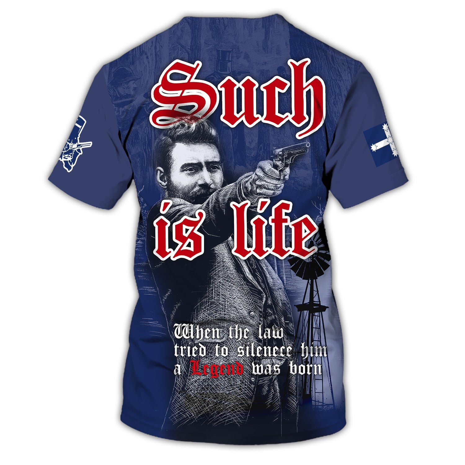 Ned Kelly 3D Tshirt 184, Nsd99