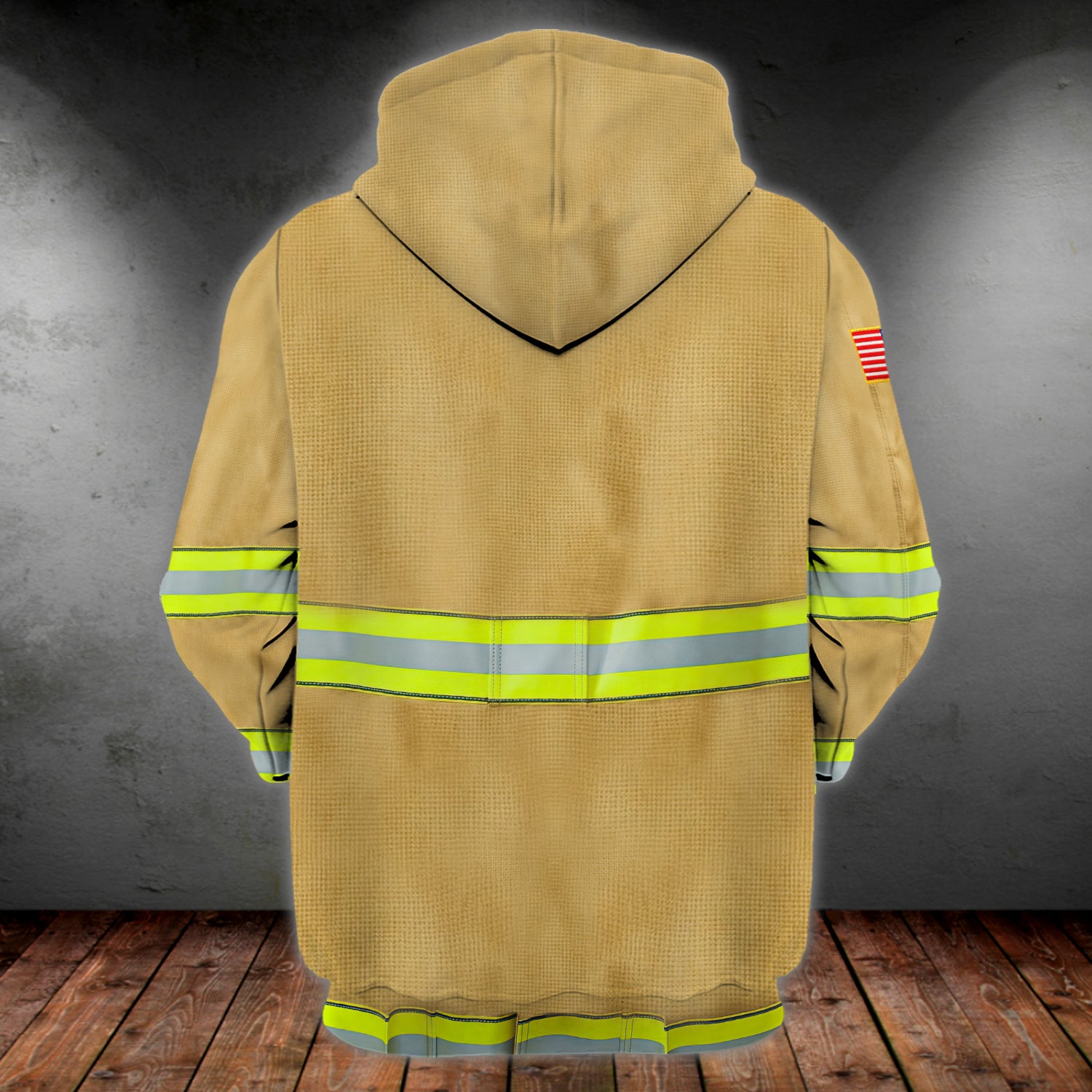 Firefighter - Personalized Name 3D Zipper Hoodie 09 - CV98 1K