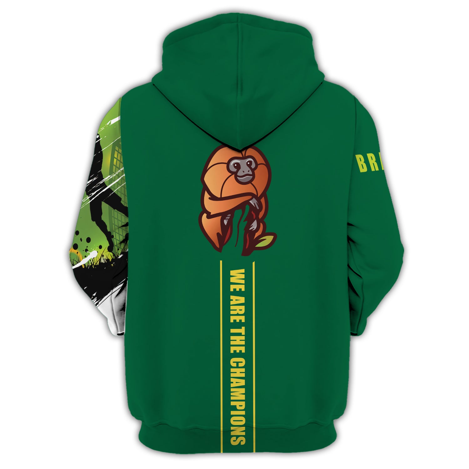 Brazil Fans GOLDEN LION TAMARIN Design Shirt 3D Tshirt For The Brazil Fans