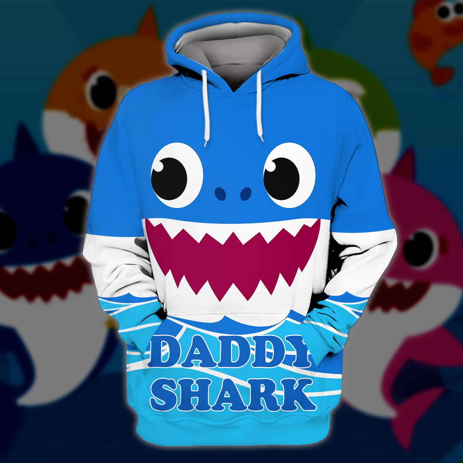 Daddy Shark Doo Doo Doo , 3D Full Print 01.1, NBTT