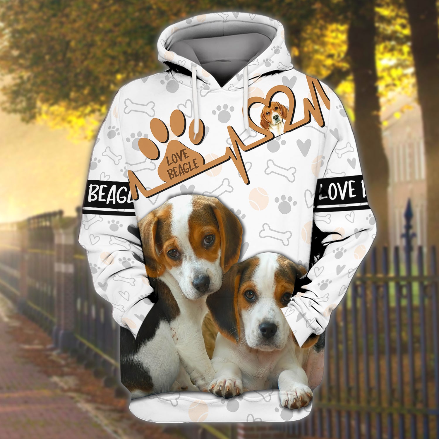 Love Beagle - 3D Full Print - TD96-1384